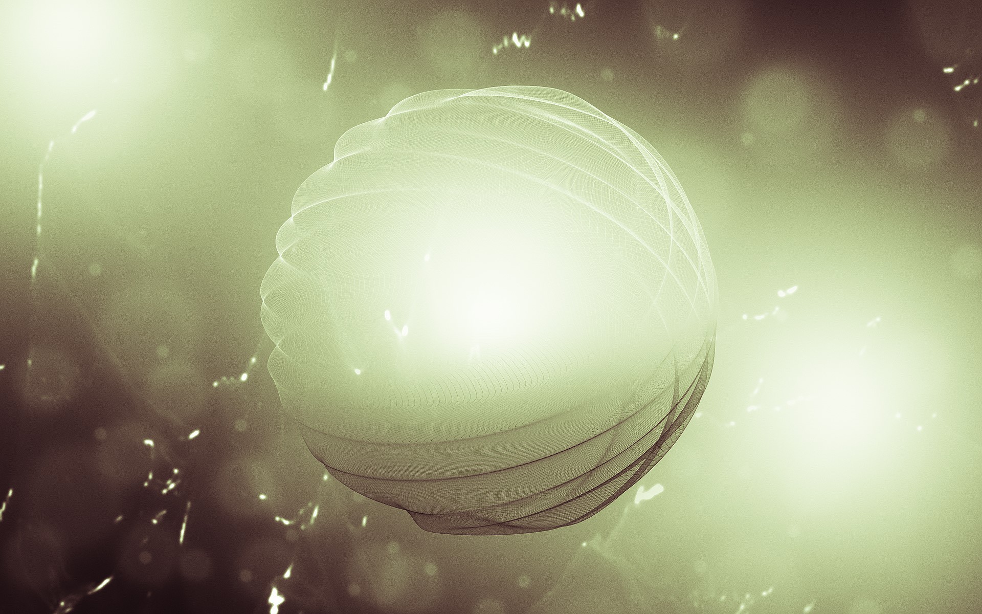 Abstract sphere by Hampus Olsson HD Wallpaper