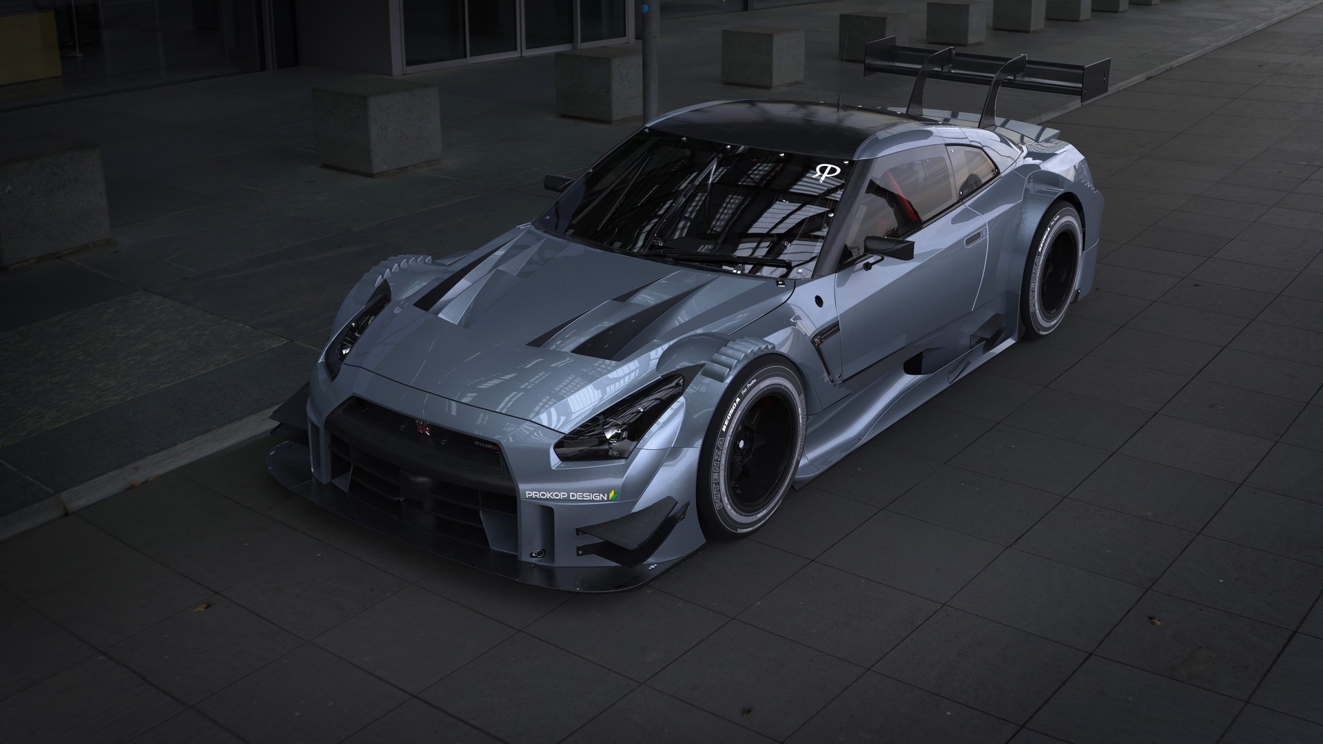 Nissan GT-R NISMO sports car concept art HD Wallpaper