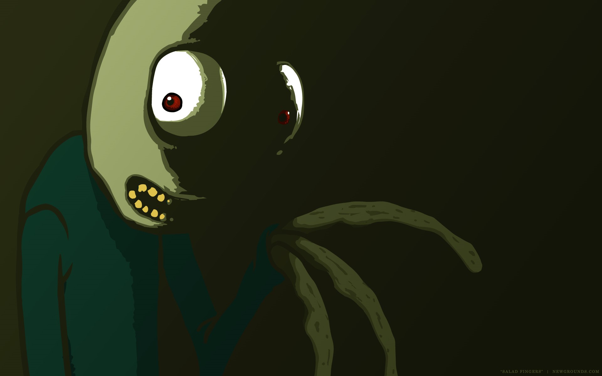 Salad Fingers artwork HD Wallpaper