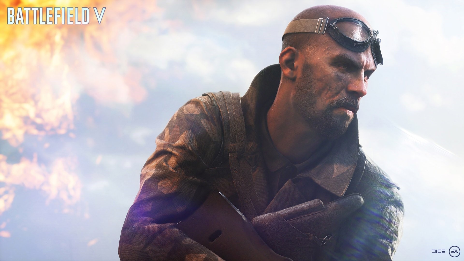 Soldier with goggles in Battlefield V HD Wallpaper