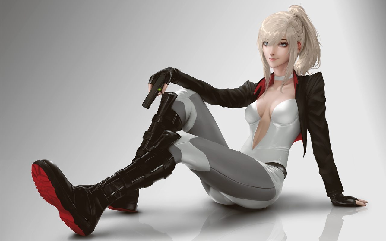 Tess (raikoart) original character by Sean Tay HD Wallpaper