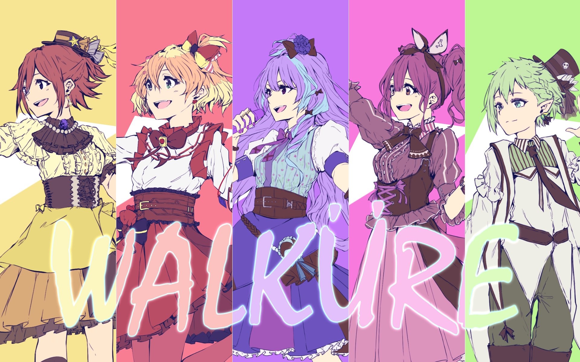 Walküre anime girls from Macross Delta HD Wallpaper