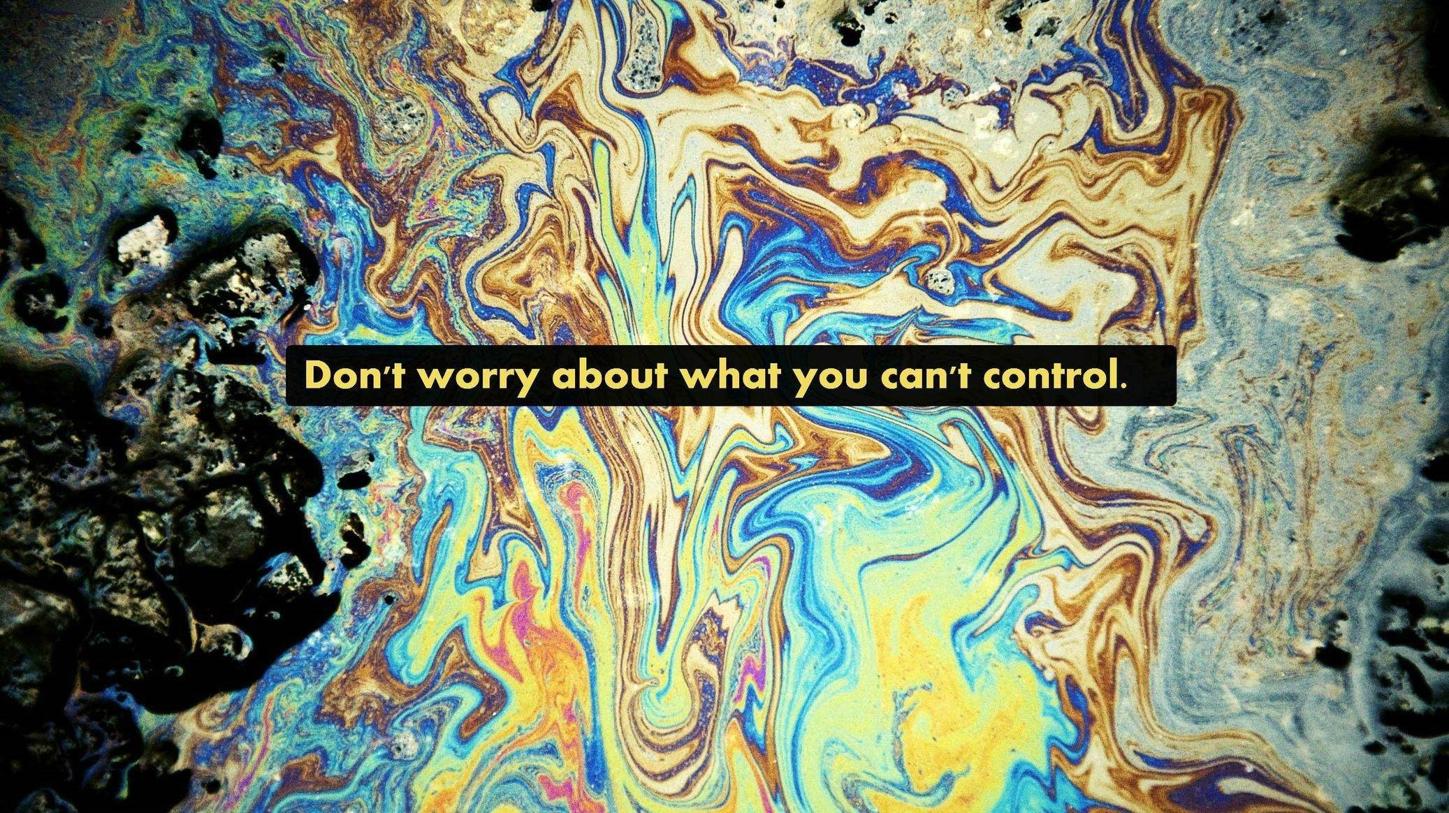 Motivational quote on psychedelic background HD Wallpaper