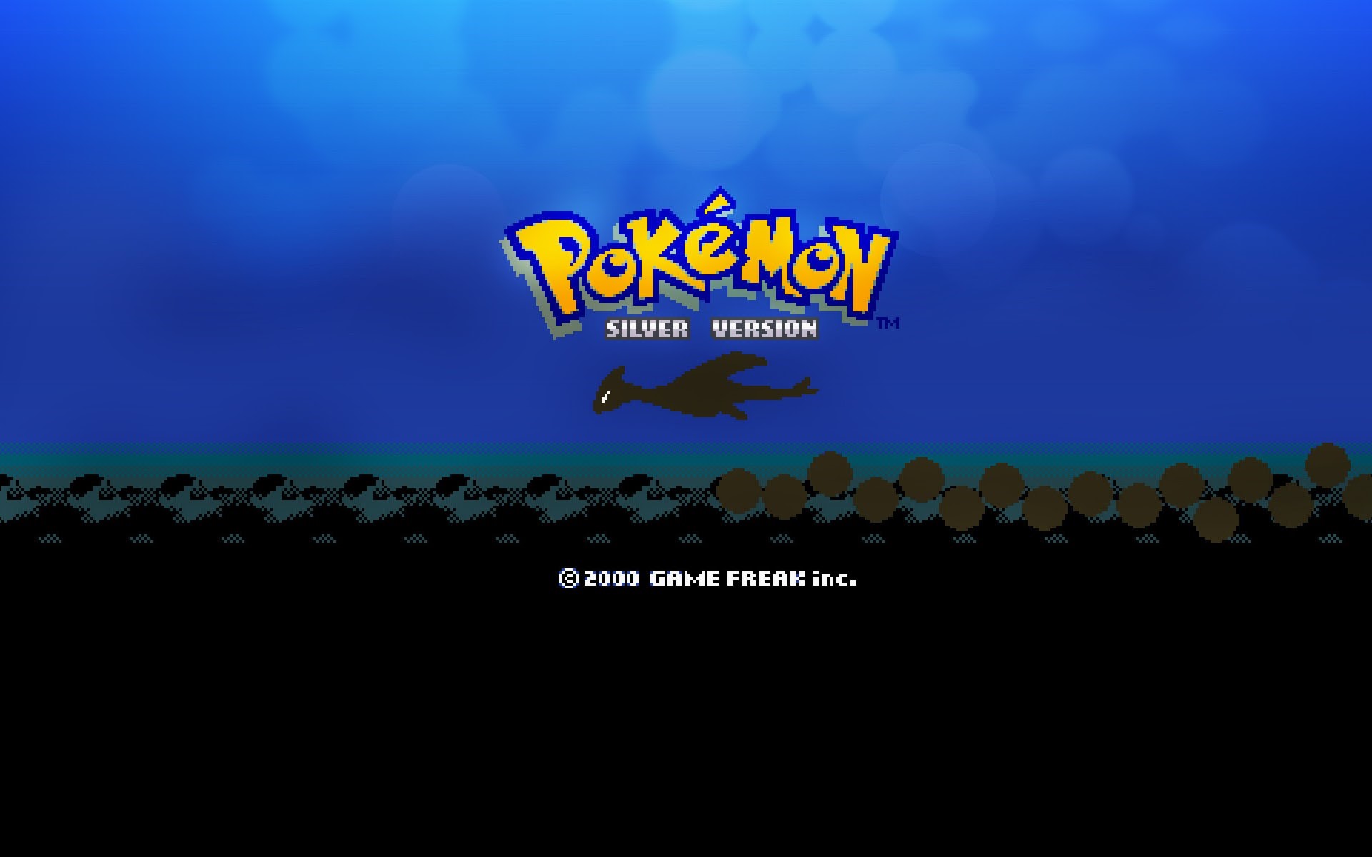 Pokemon Silver Version Title Screen HD Wallpaper