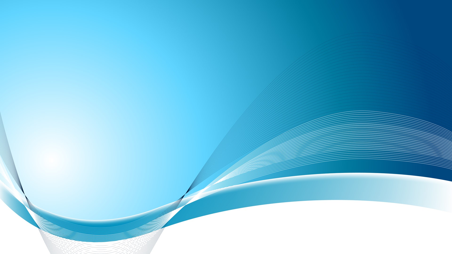 Abstract blue and cyan waveforms HD Wallpaper