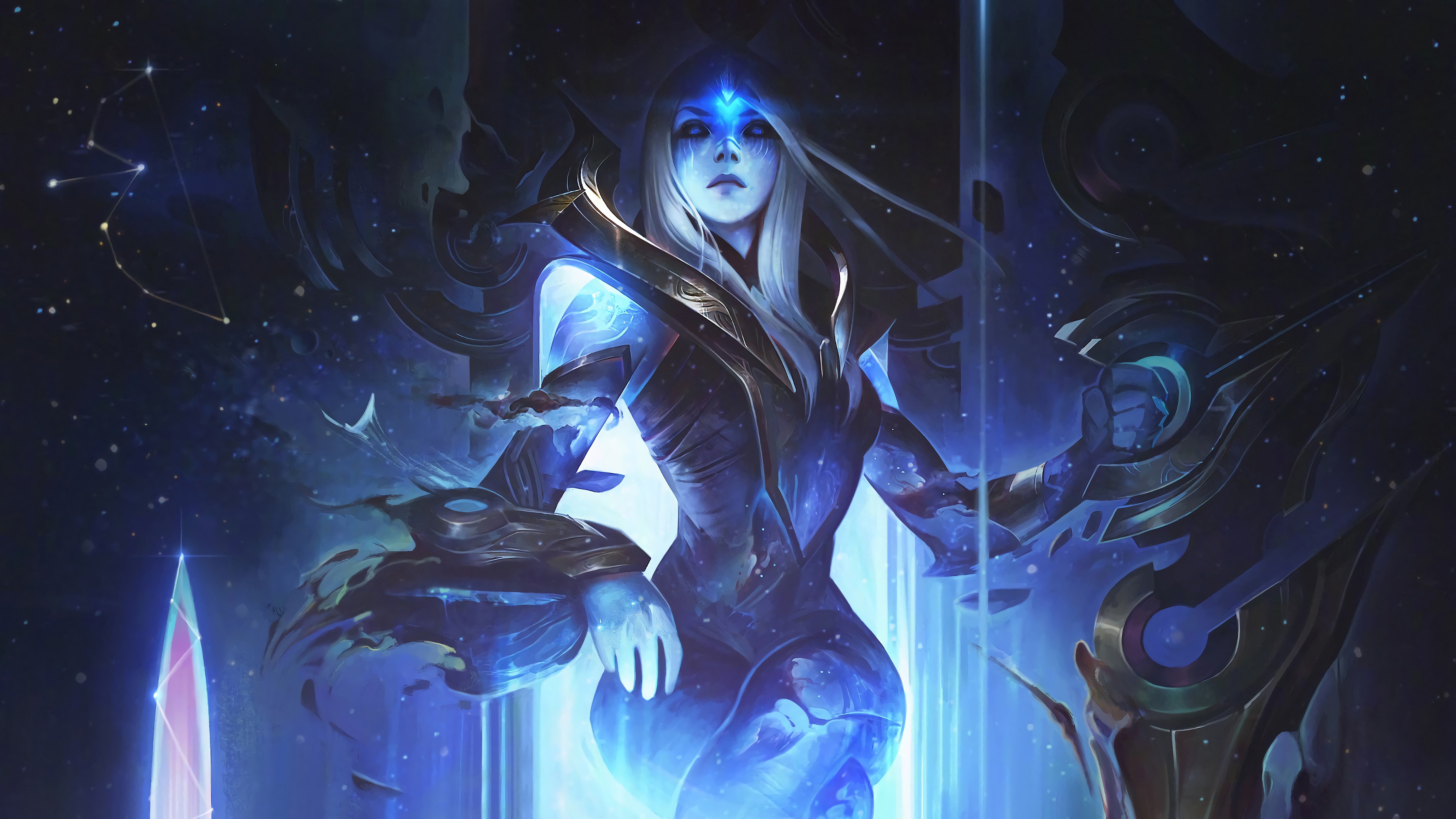 4K Ashe from League of Legends HD Wallpaper