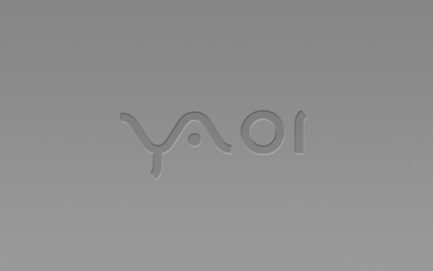 Yaoi logo on gray background HD Wallpaper