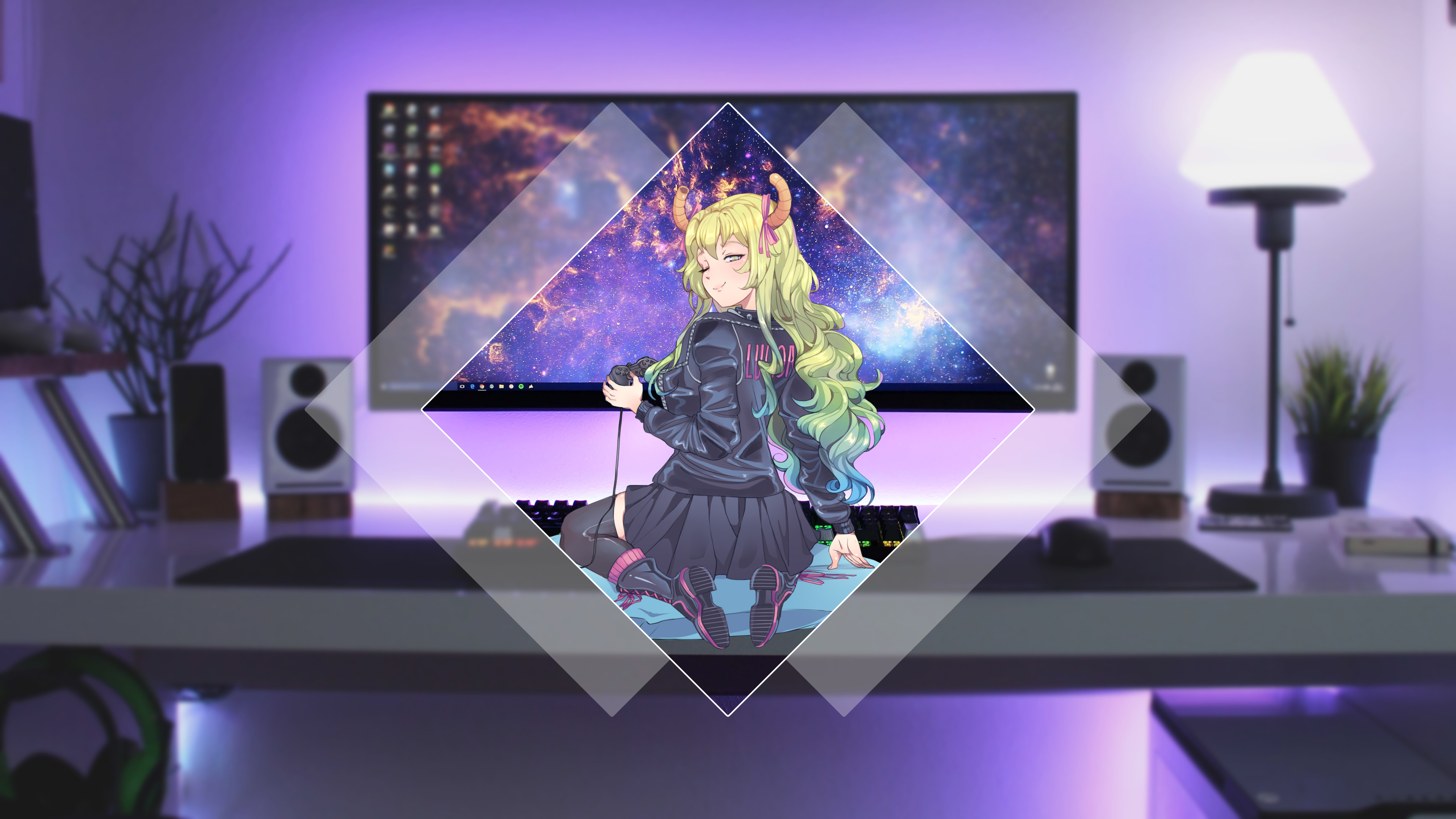 4K Lucoa from Kobayashi-san Chi no Maid Dragon HD Wallpaper
