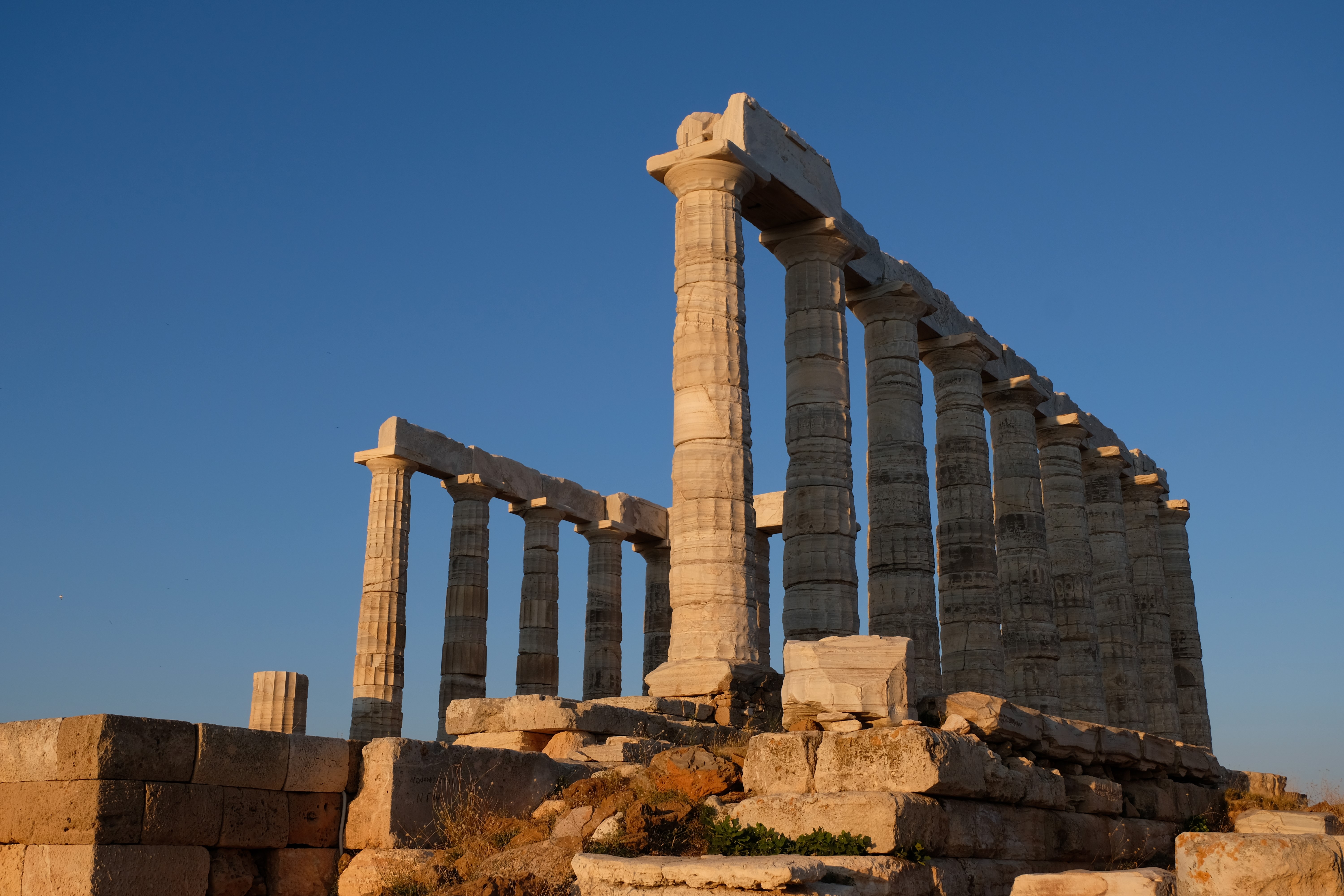 Ancient Greek Temple Ruins HD Wallpaper