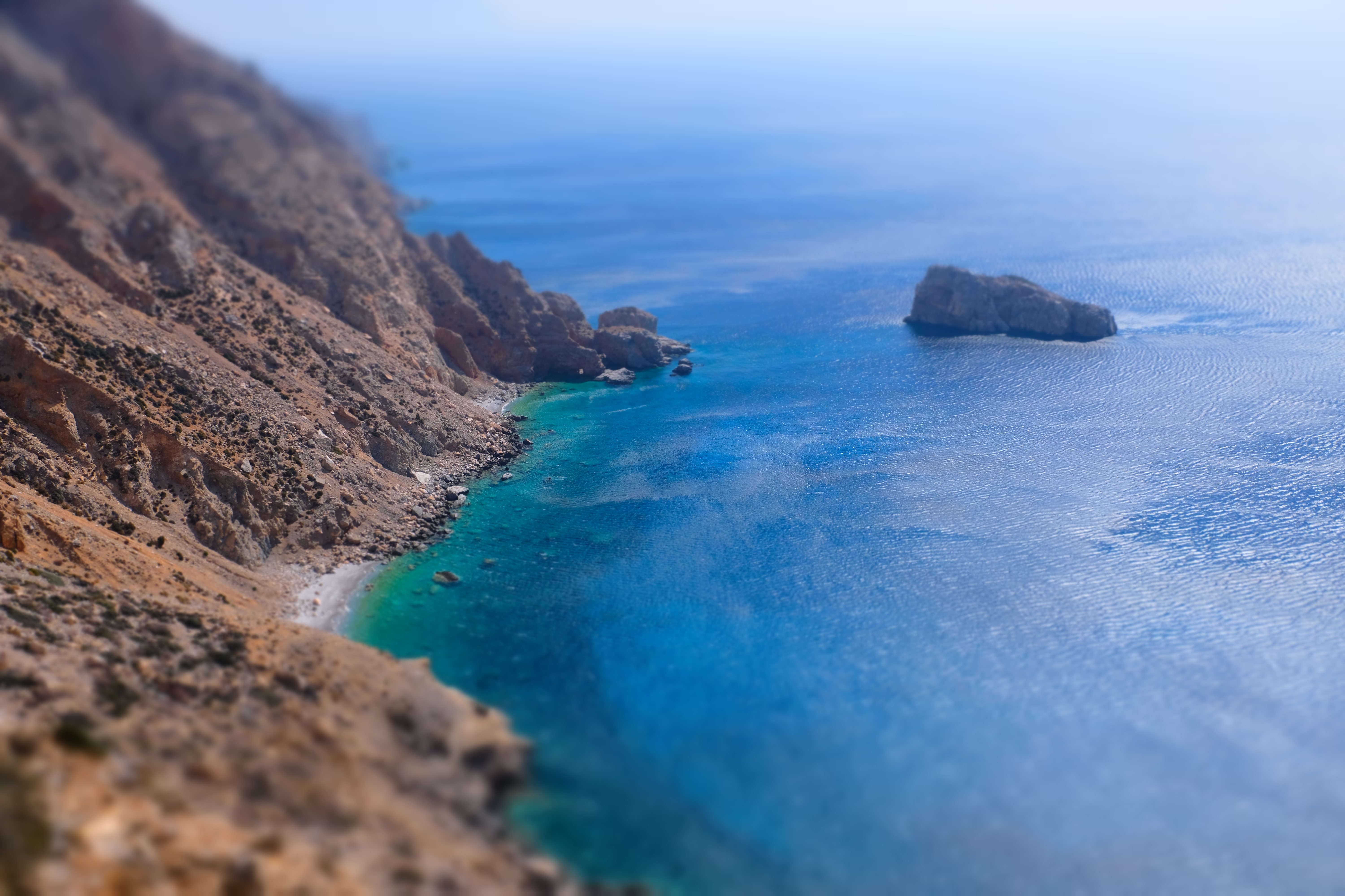4K Greece Nature Water HD Wallpaper