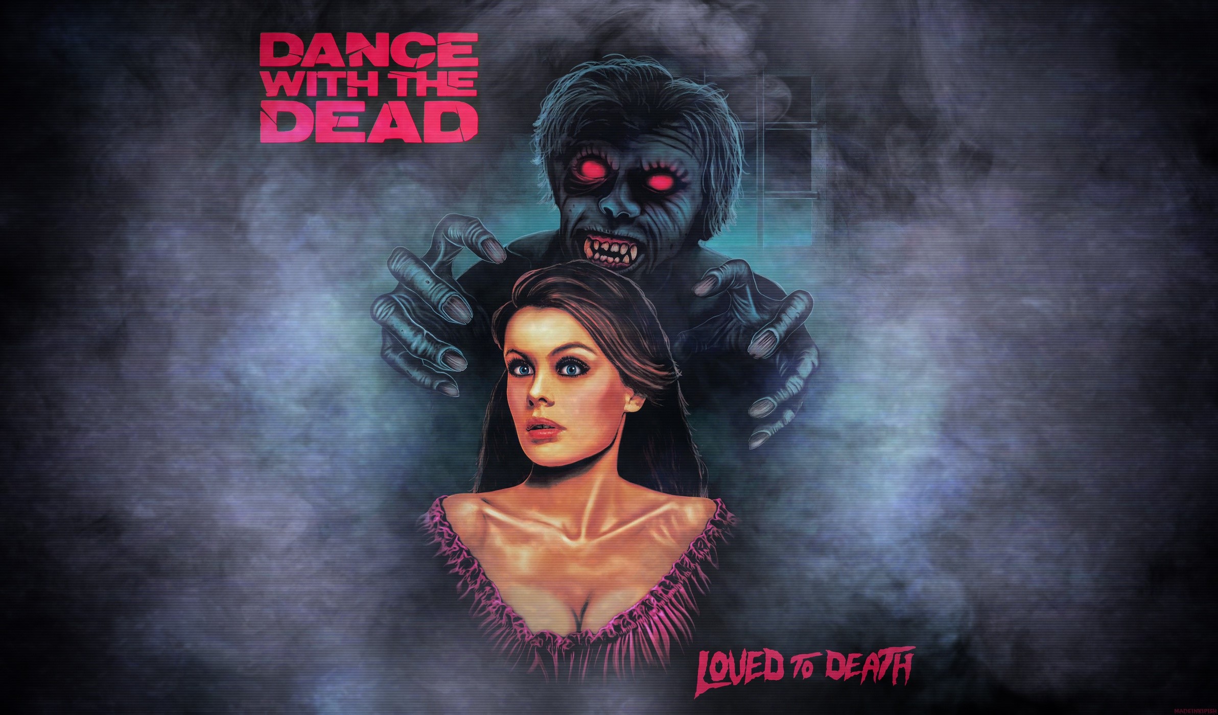 Dance with the Dead Loved to Death Album Cover HD Wallpaper