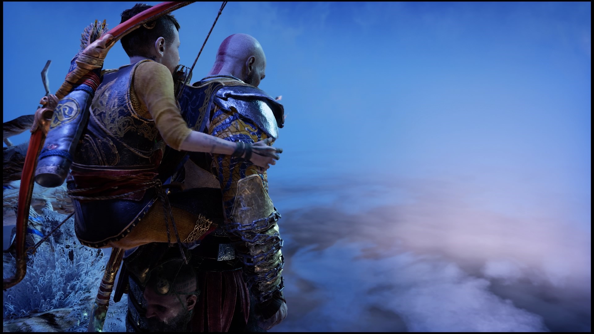 Kratos and Atreus from God of War HD Wallpaper