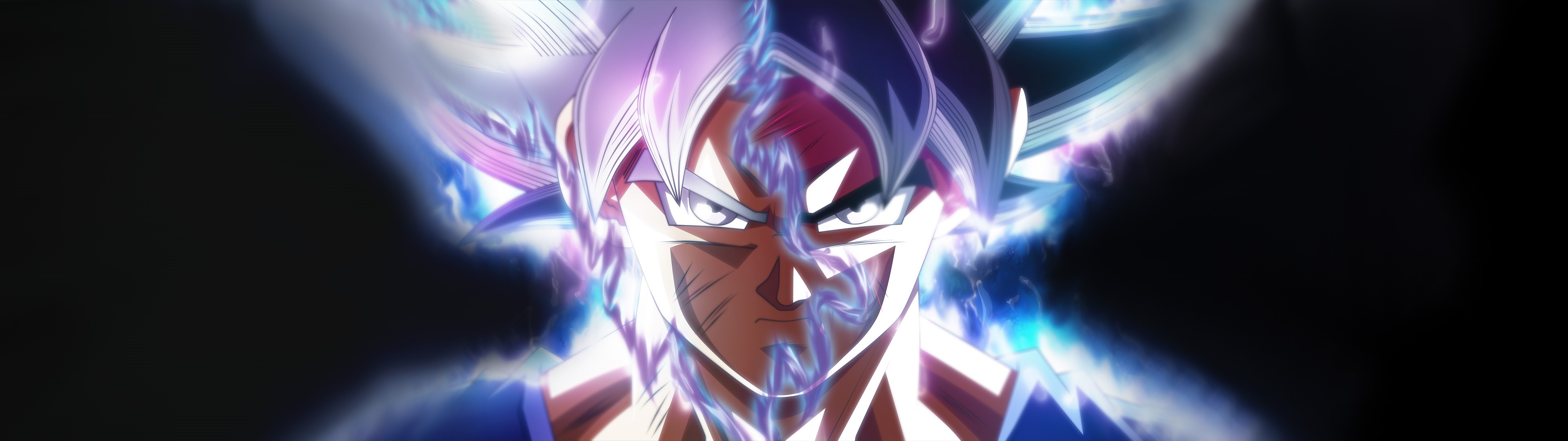 Son Goku from Dragon Ball Super in Ultra Instinct HD Wallpaper