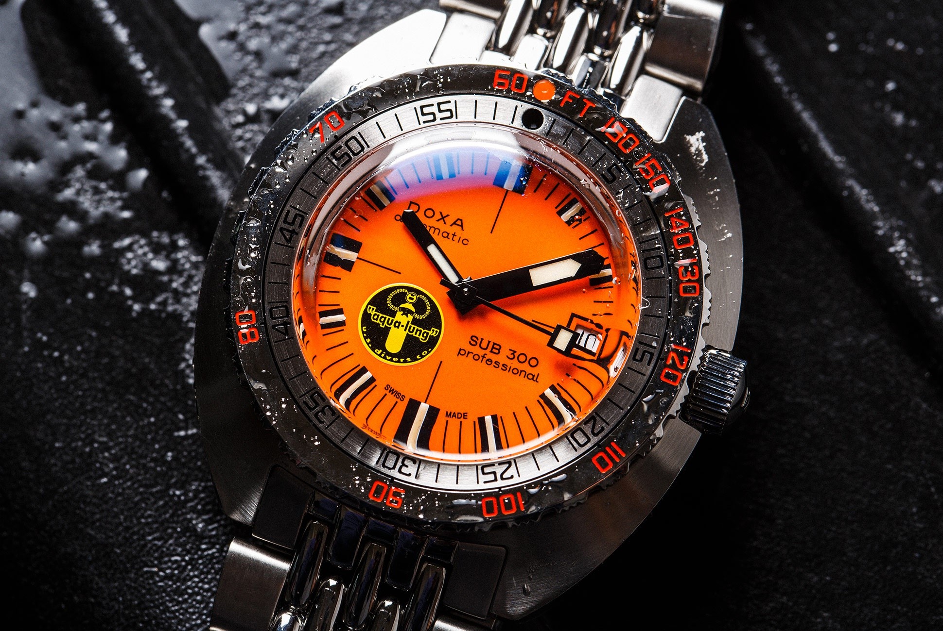 DOXA SUB 300 Professional "Aqua-Lung" Dive Watch HD Wallpaper