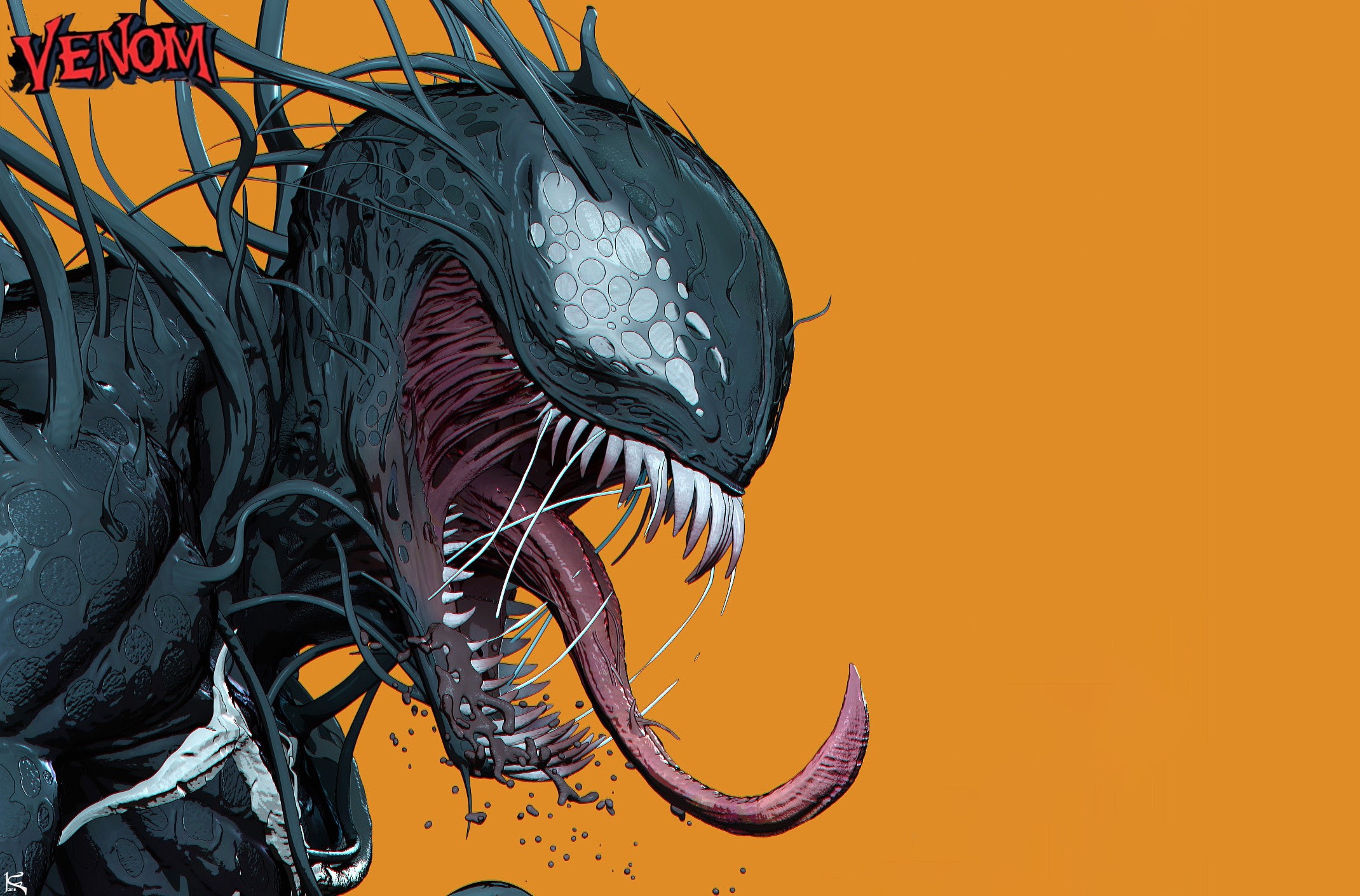 Venom from Marvel Comics HD Wallpaper