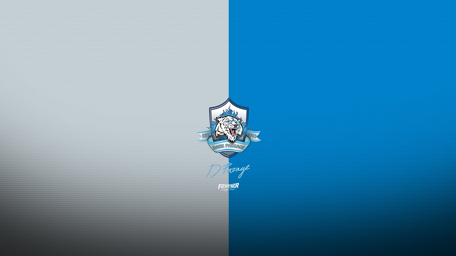 Dark Passage esports logo with tiger and text HD Wallpaper