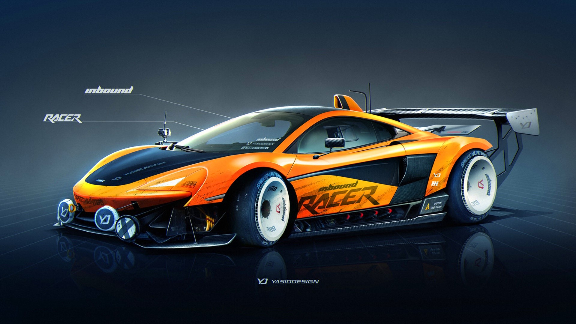 McLaren Racer by YASIDDESIGN HD Wallpaper