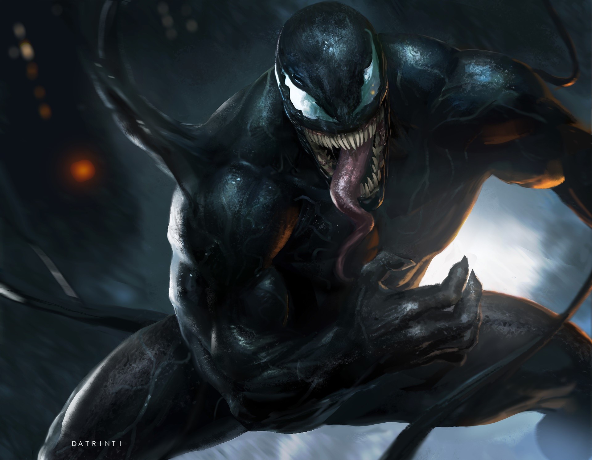 Venom from Marvel Comics artwork HD Wallpaper
