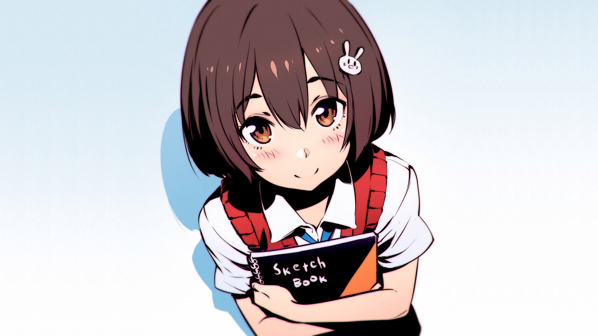 Usami Mizuki from Kono Bijutsubu ni wa Mondai ga Aru! holding a sketchbook HD Wallpaper