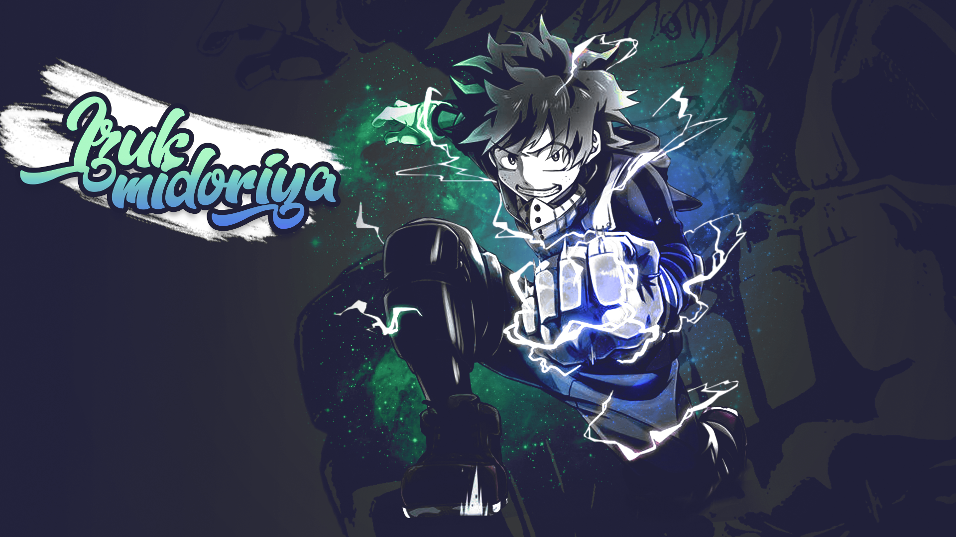 Izuku Midoriya from Boku no Hero Academia HD Wallpaper