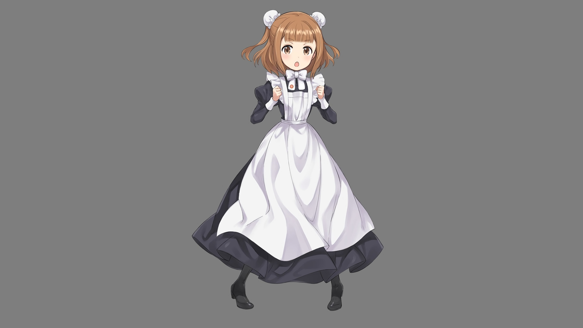 Maid outfit anime girl HD Wallpaper