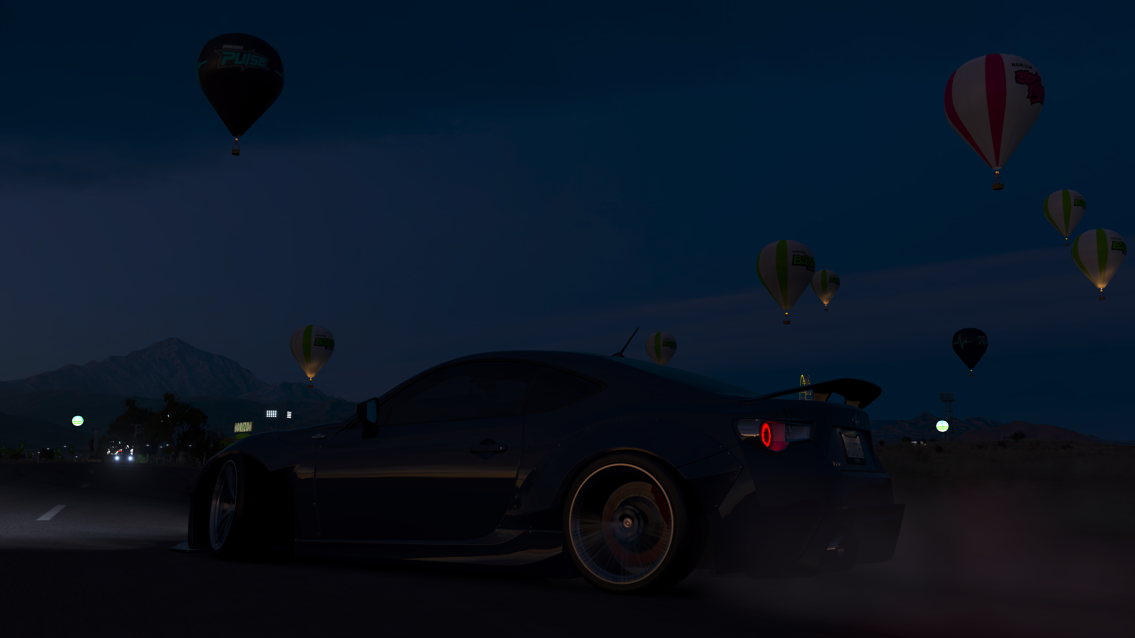 Forza Horizon 3 Hot Air Balloons at Night HD Wallpaper