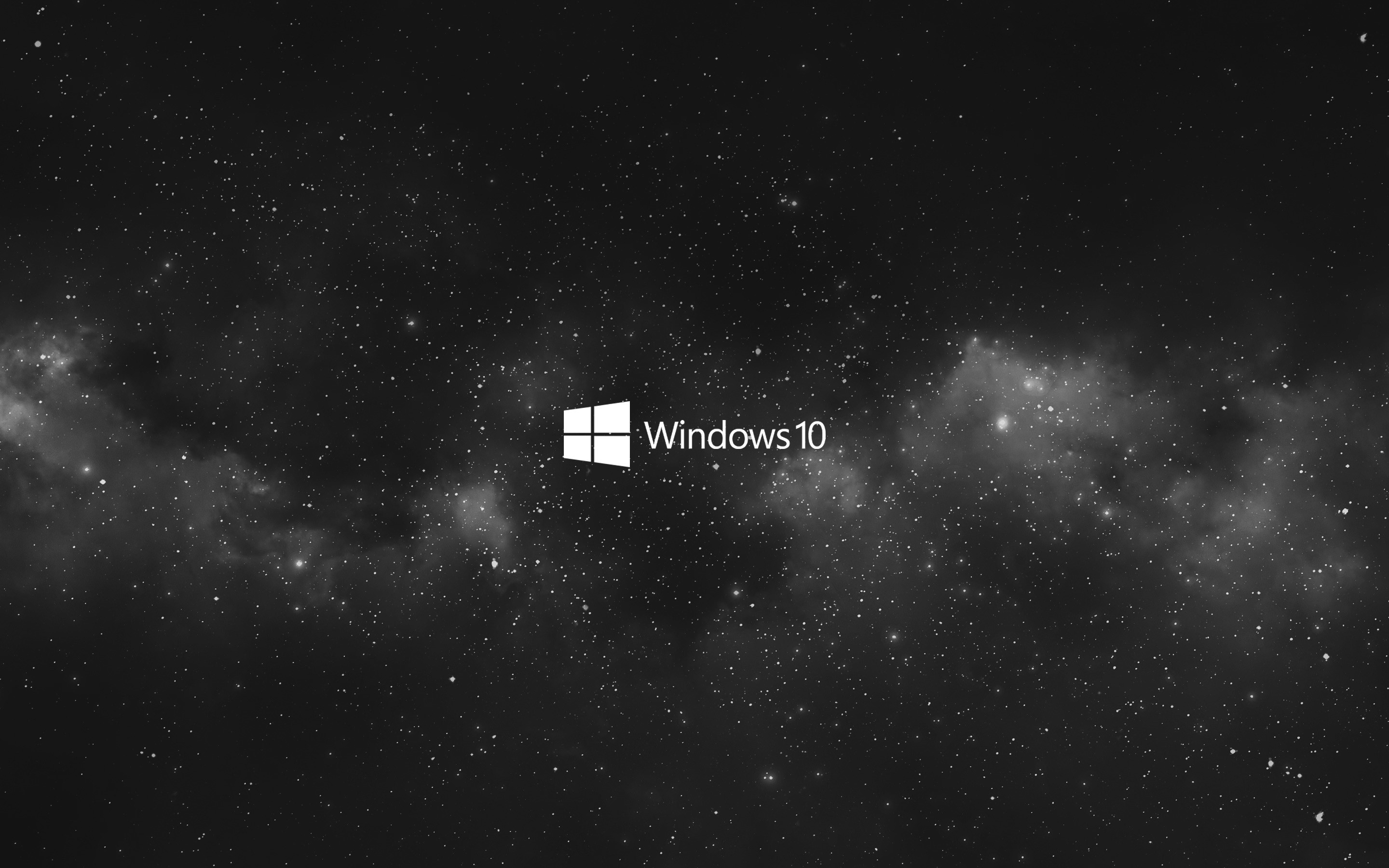 Windows 10 logo on a starry background HD Wallpaper