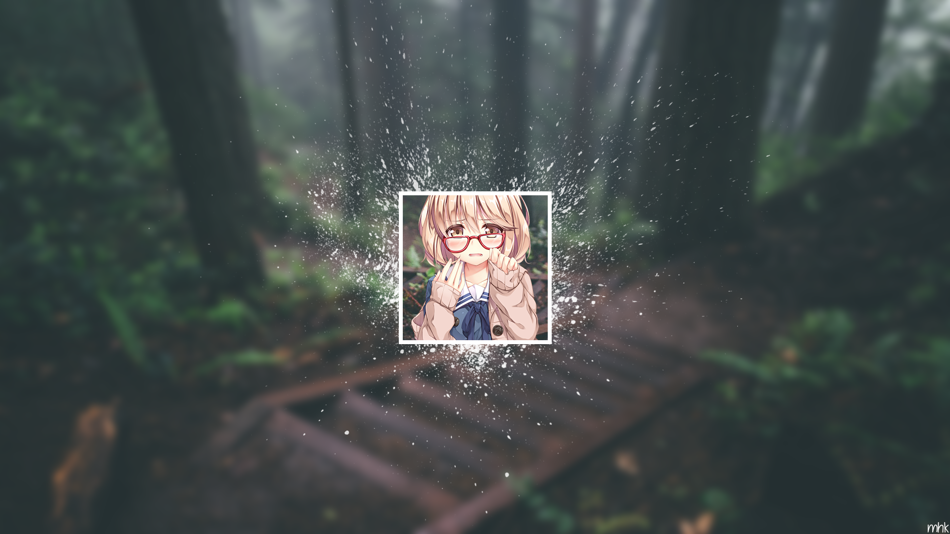 Kuriyama Mirai from Kyoukai no Kanata HD Wallpaper