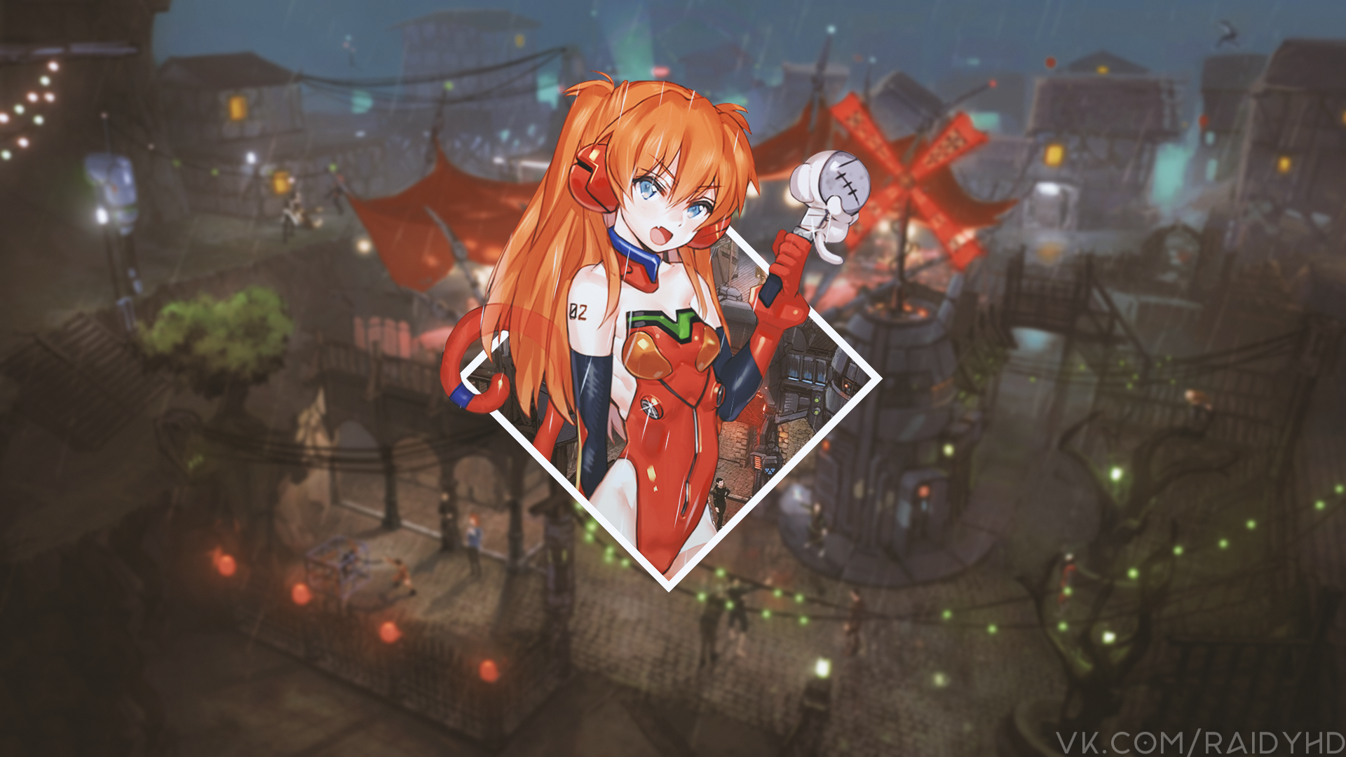 Asuka Langley Soryu from Neon Genesis Evangelion HD Wallpaper