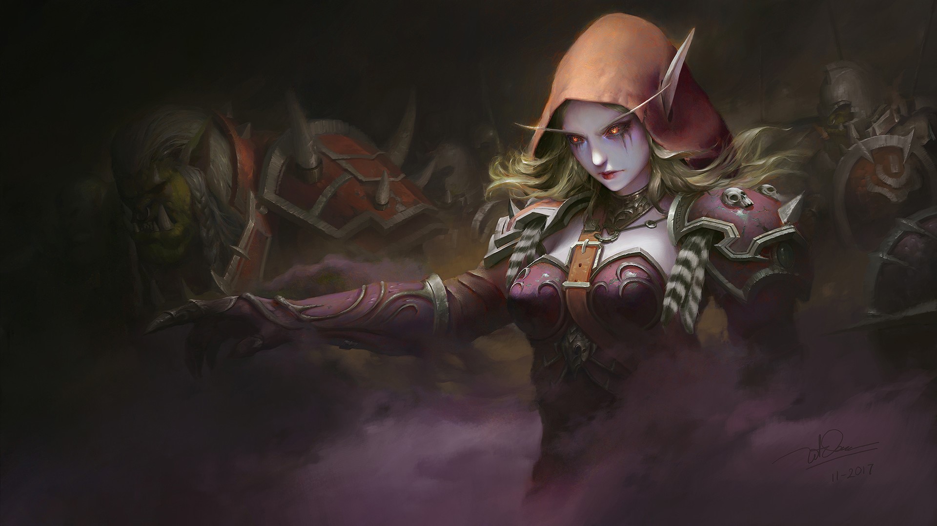 Sylvanas Windrunner from World of Warcraft by Dao Le Trong HD Wallpaper