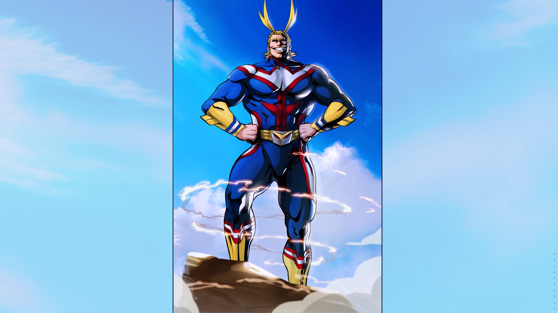 All Might from Boku no Hero Academia HD Wallpaper