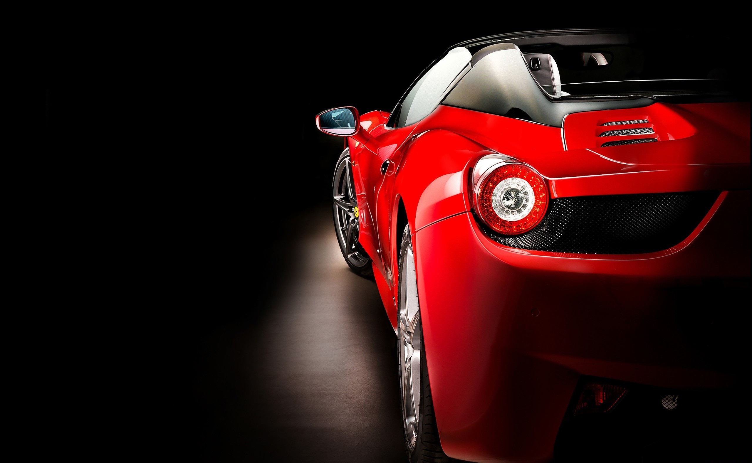 Red Ferrari 458 Italia Convertible HD Wallpaper