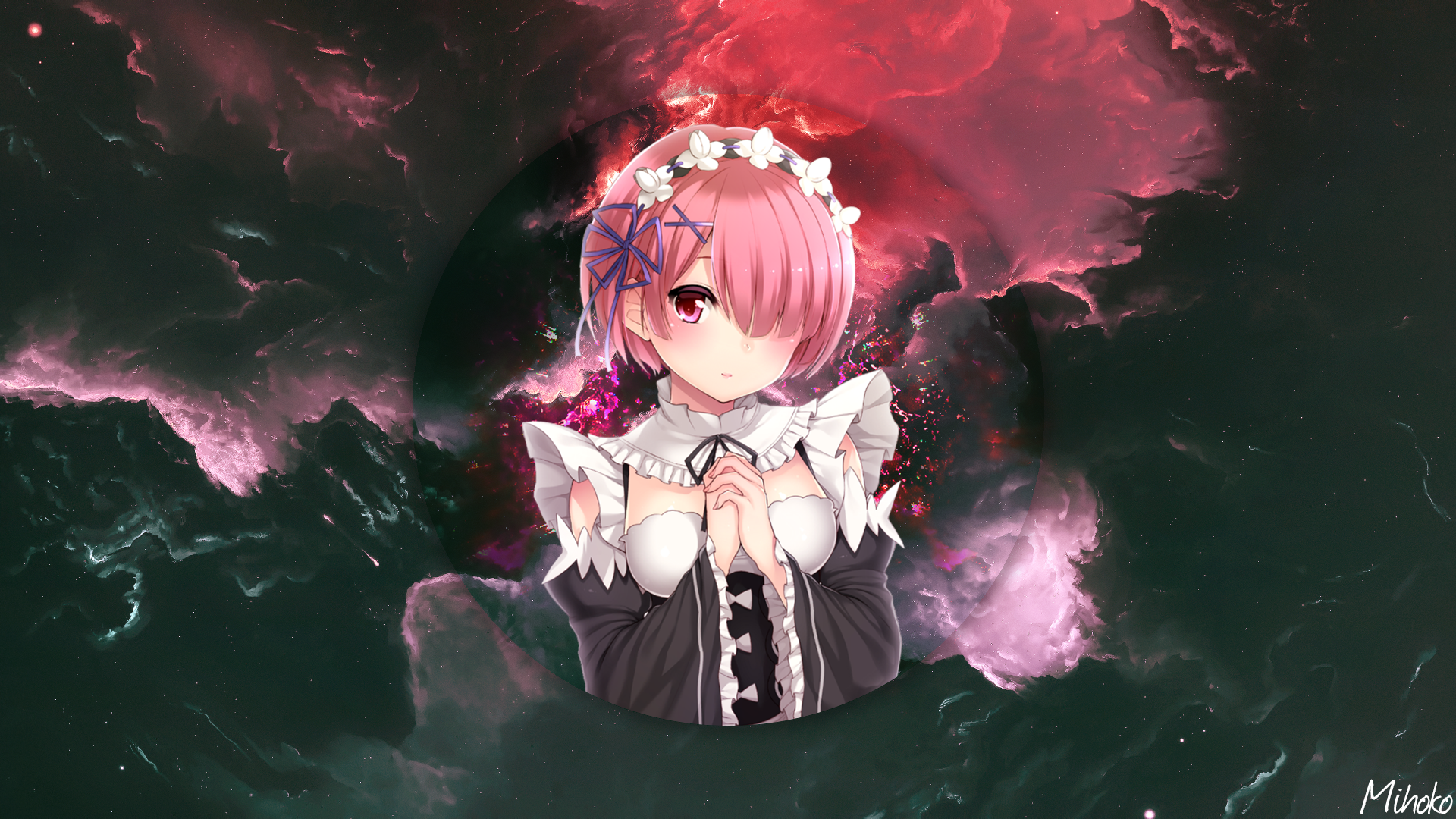 Ram from Re:Zero Kara Hajimeru Isekai Seikatsu HD Wallpaper