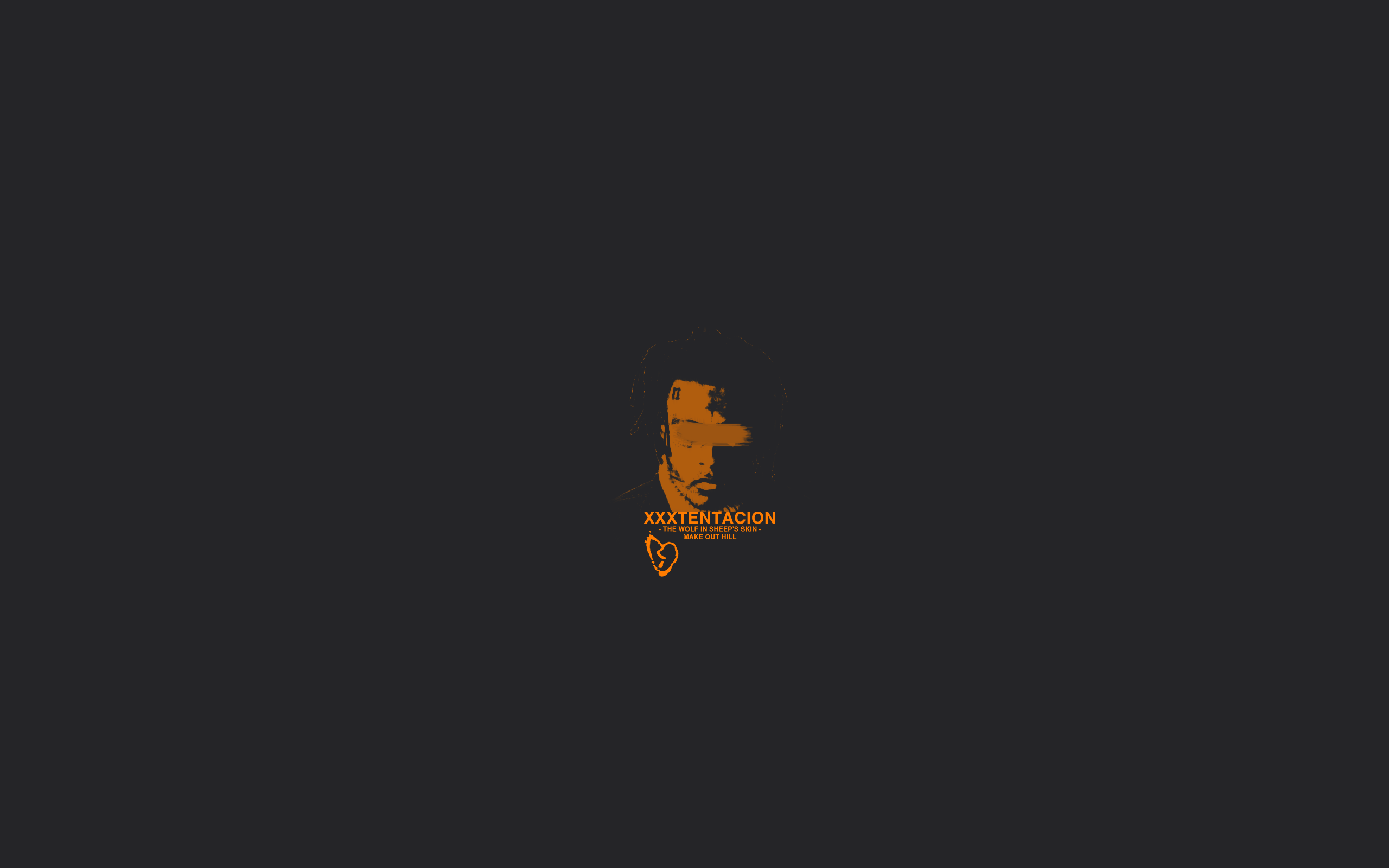 XXXTENTACION portrait with text HD Wallpaper