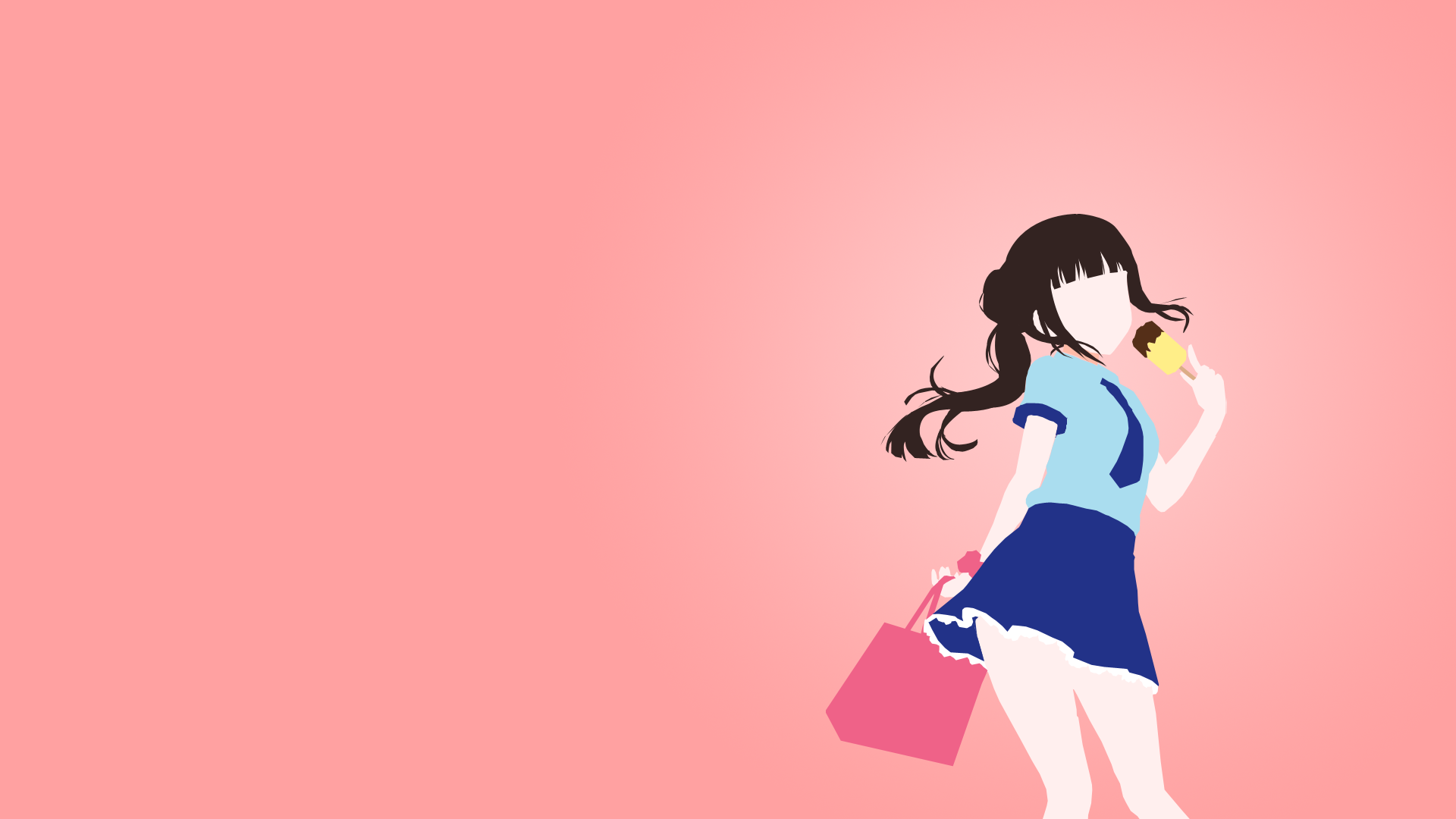 Girl eating ice cream from Love Live! Sunshine!! HD Wallpaper