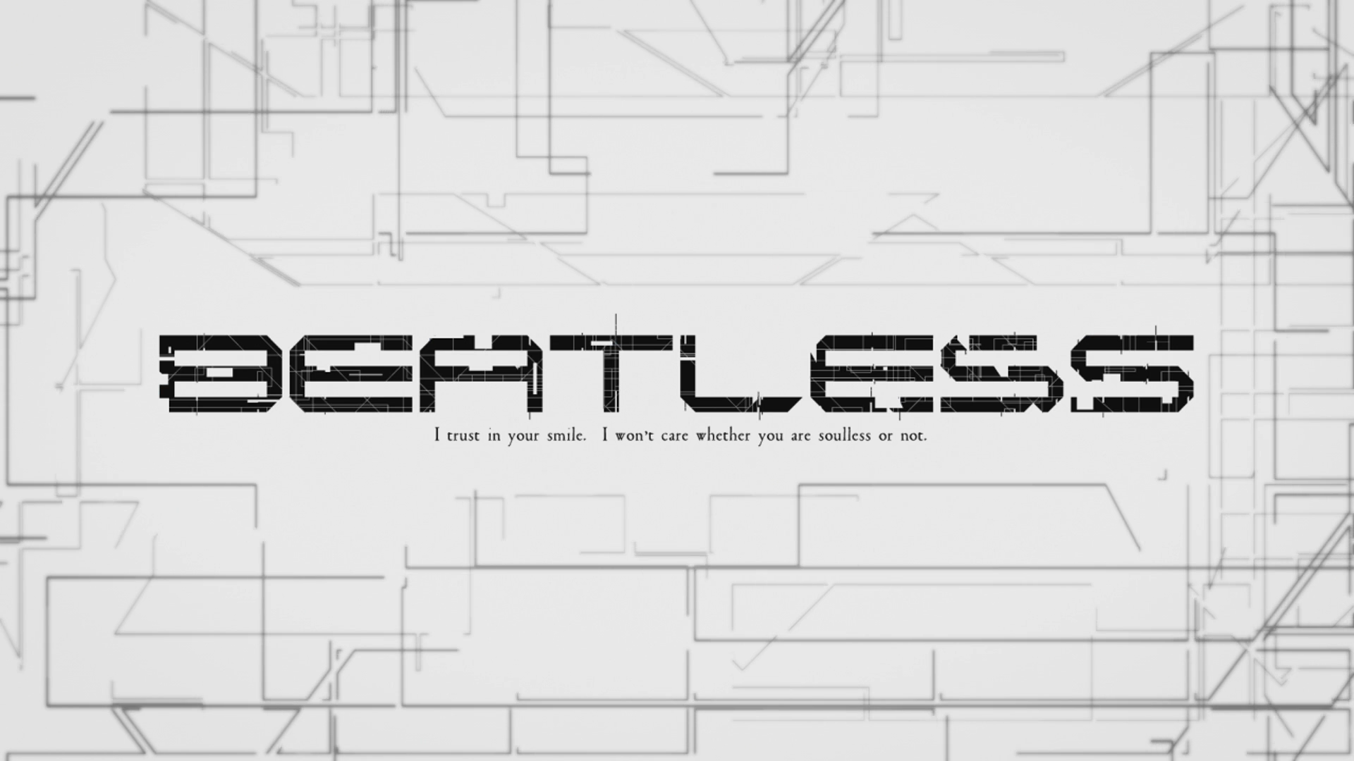Beatless title card with quote HD Wallpaper
