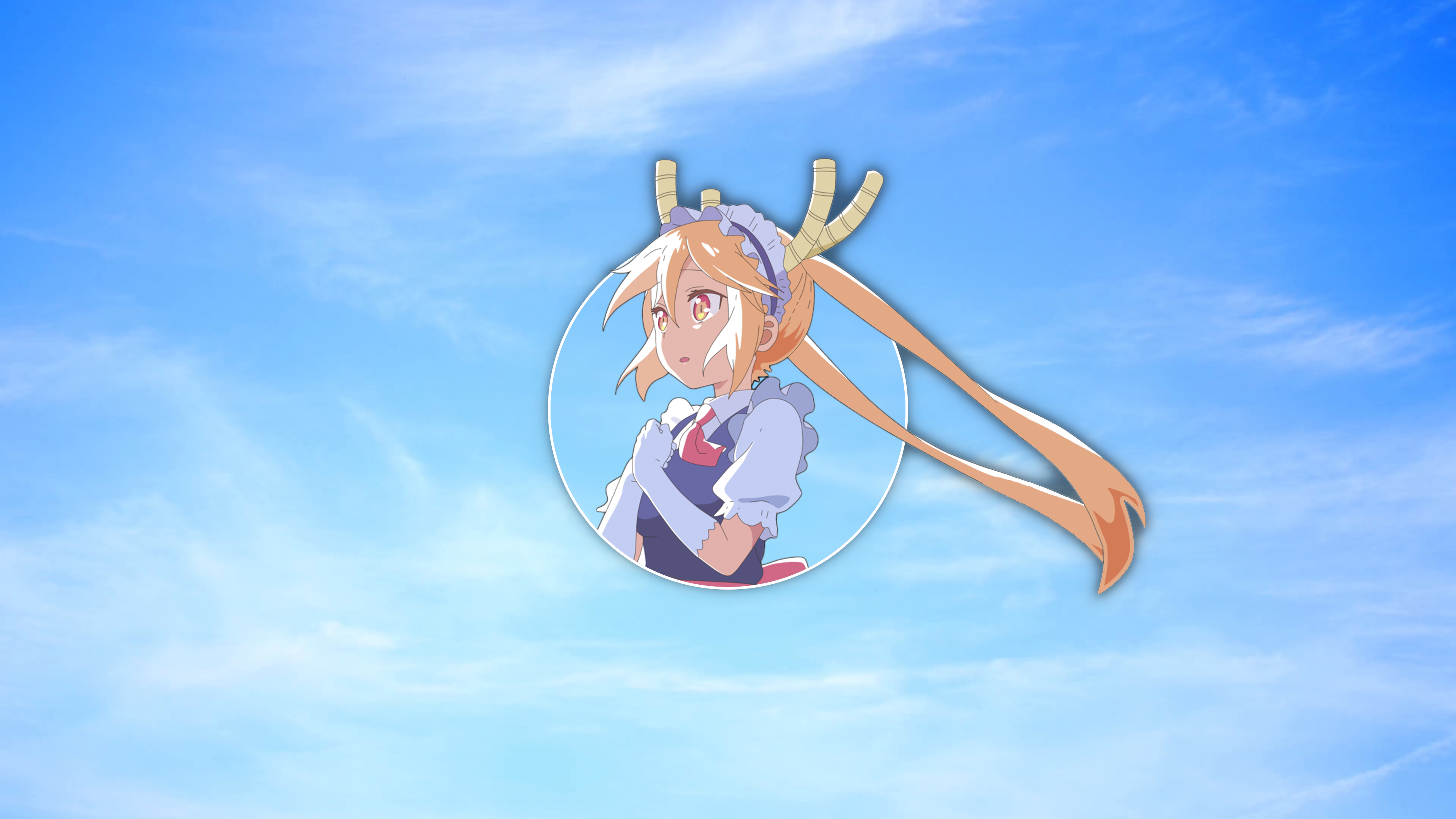 Tohru from Kobayashi-san Chi no Maid Dragon in the Sky HD Wallpaper