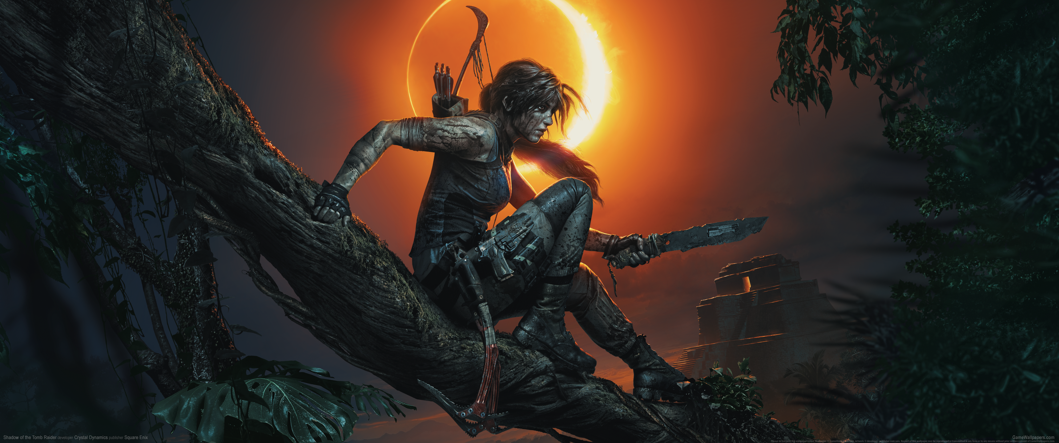 Lara Croft from Shadow of the Tomb Raider HD Wallpaper