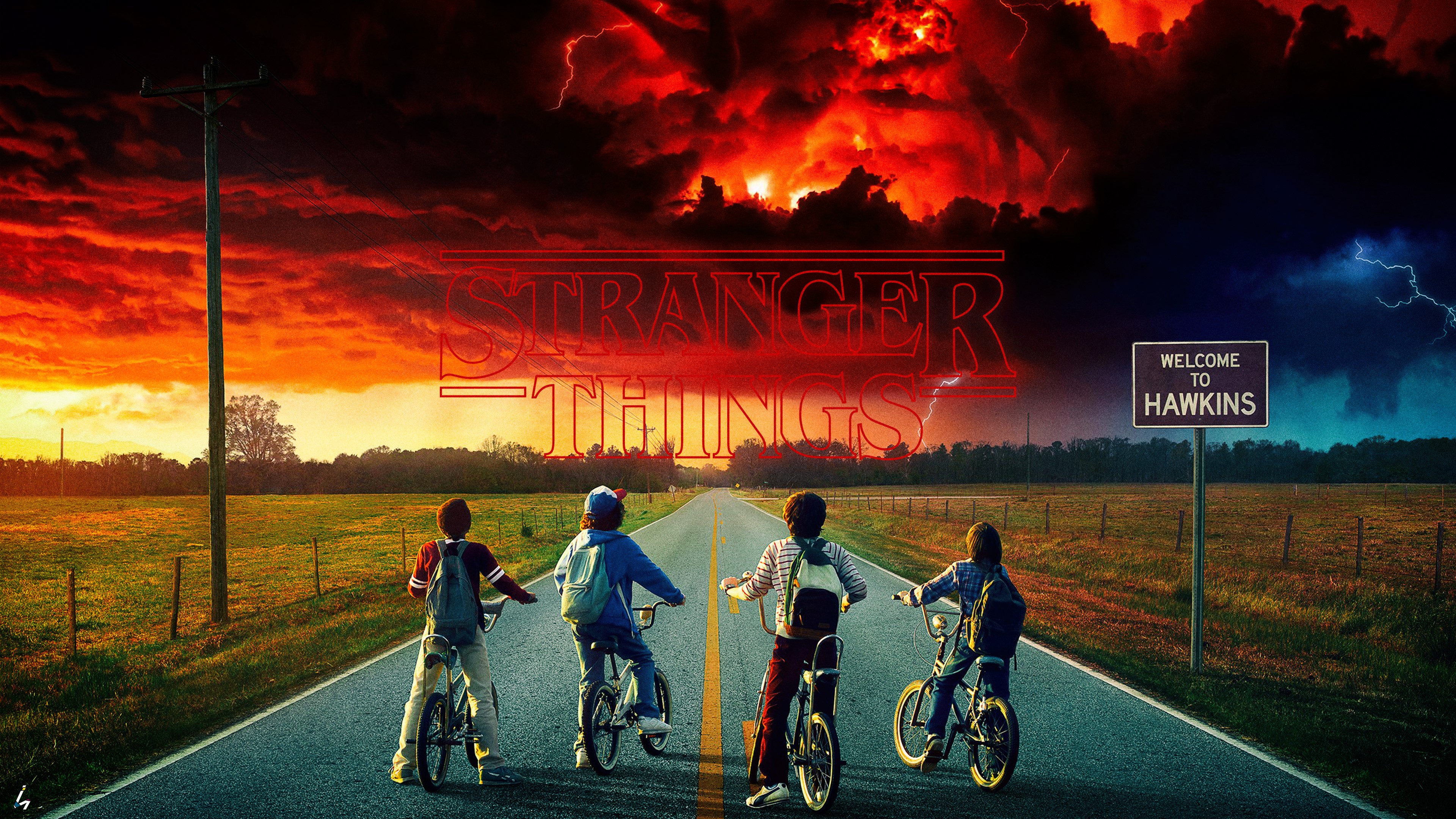 Stranger Things 4K Fan Art HD Wallpaper