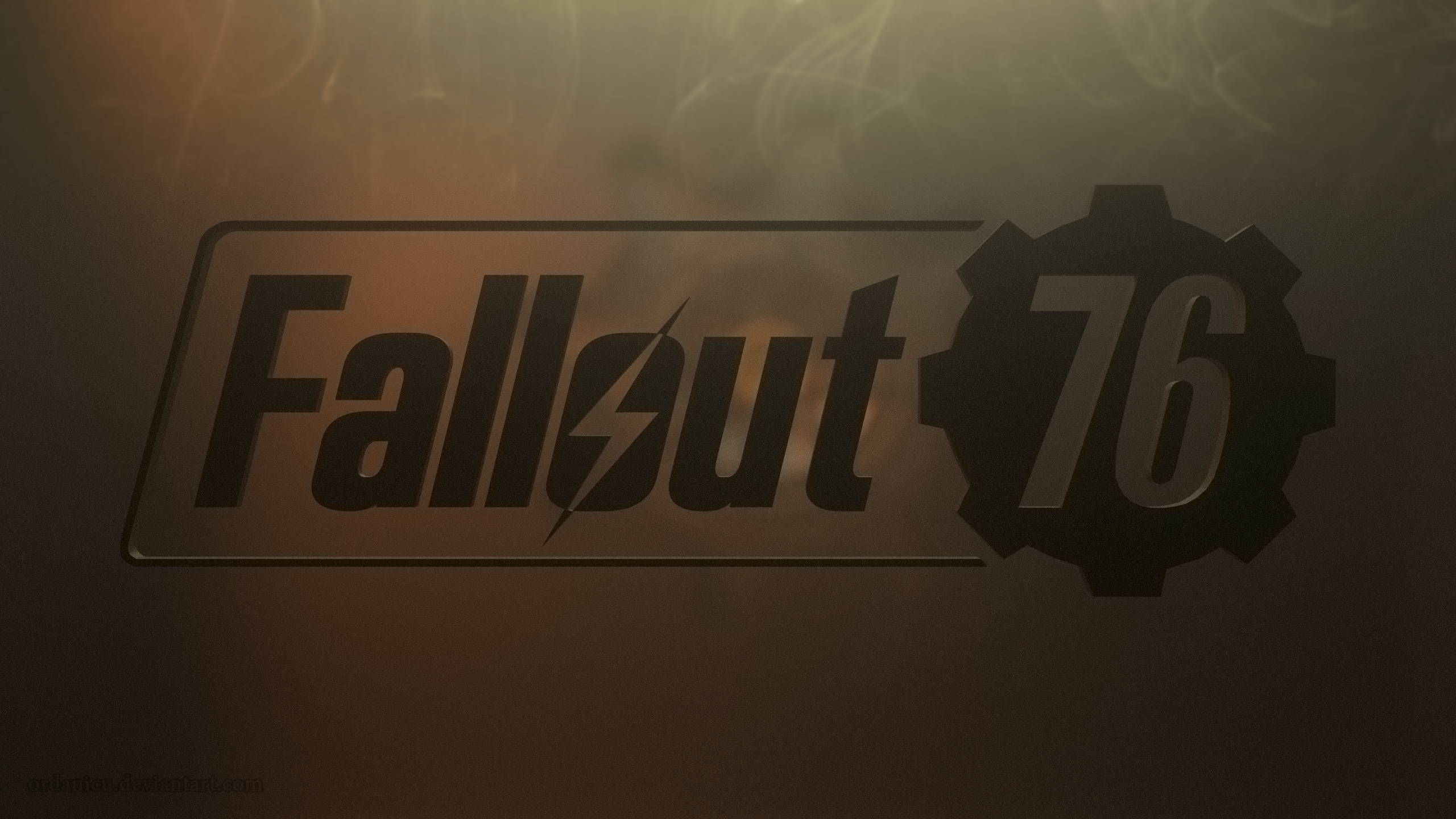 Fallout 76 logo HD Wallpaper
