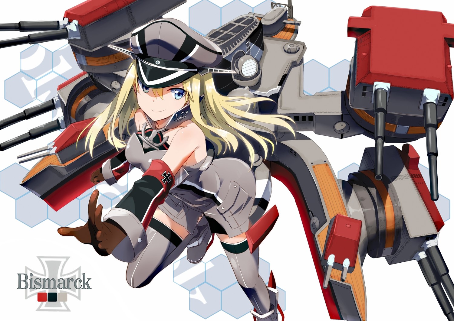 Bismarck from Kantai Collection HD Wallpaper