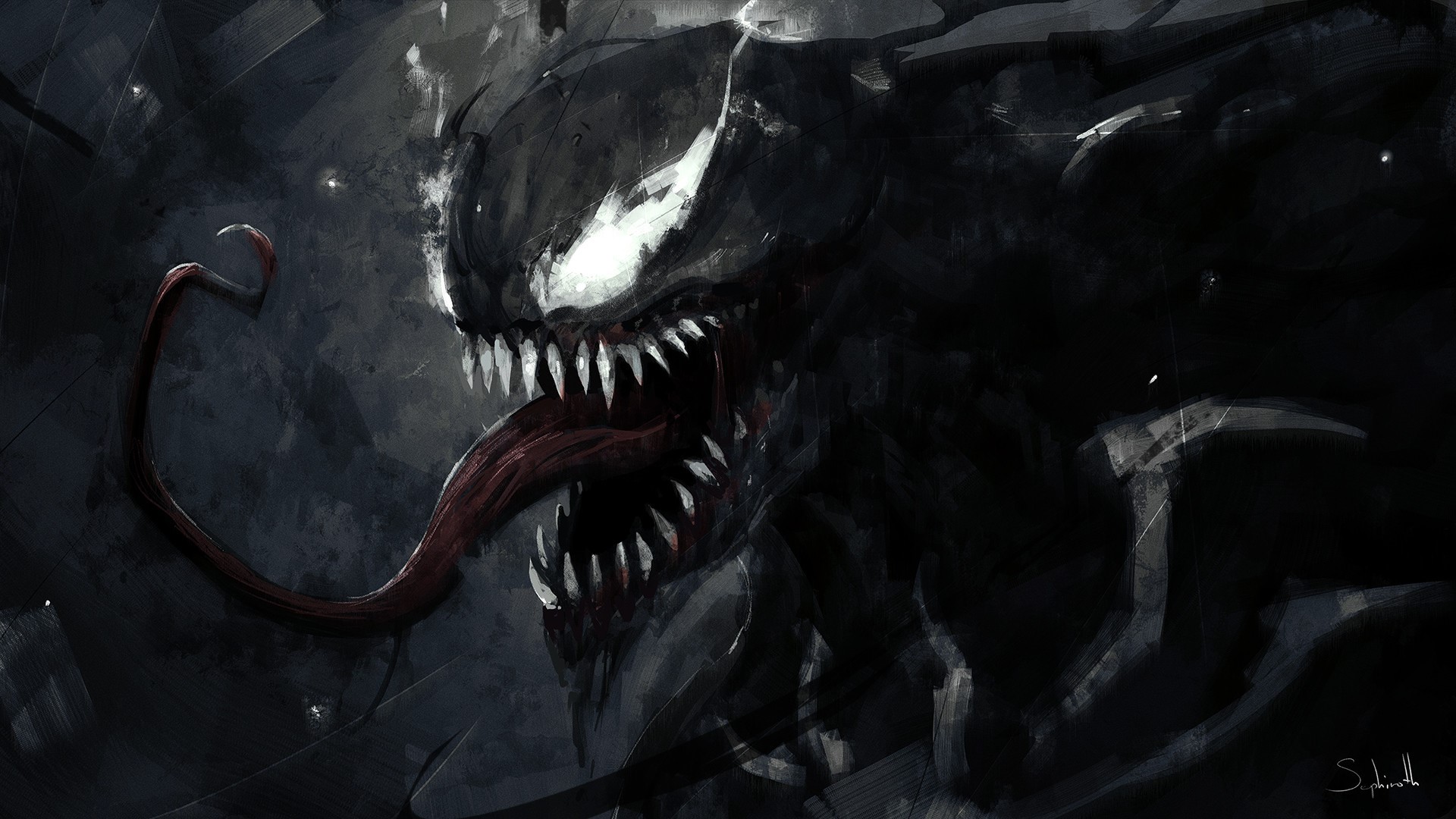 Venom from Marvel Comics HD Wallpaper