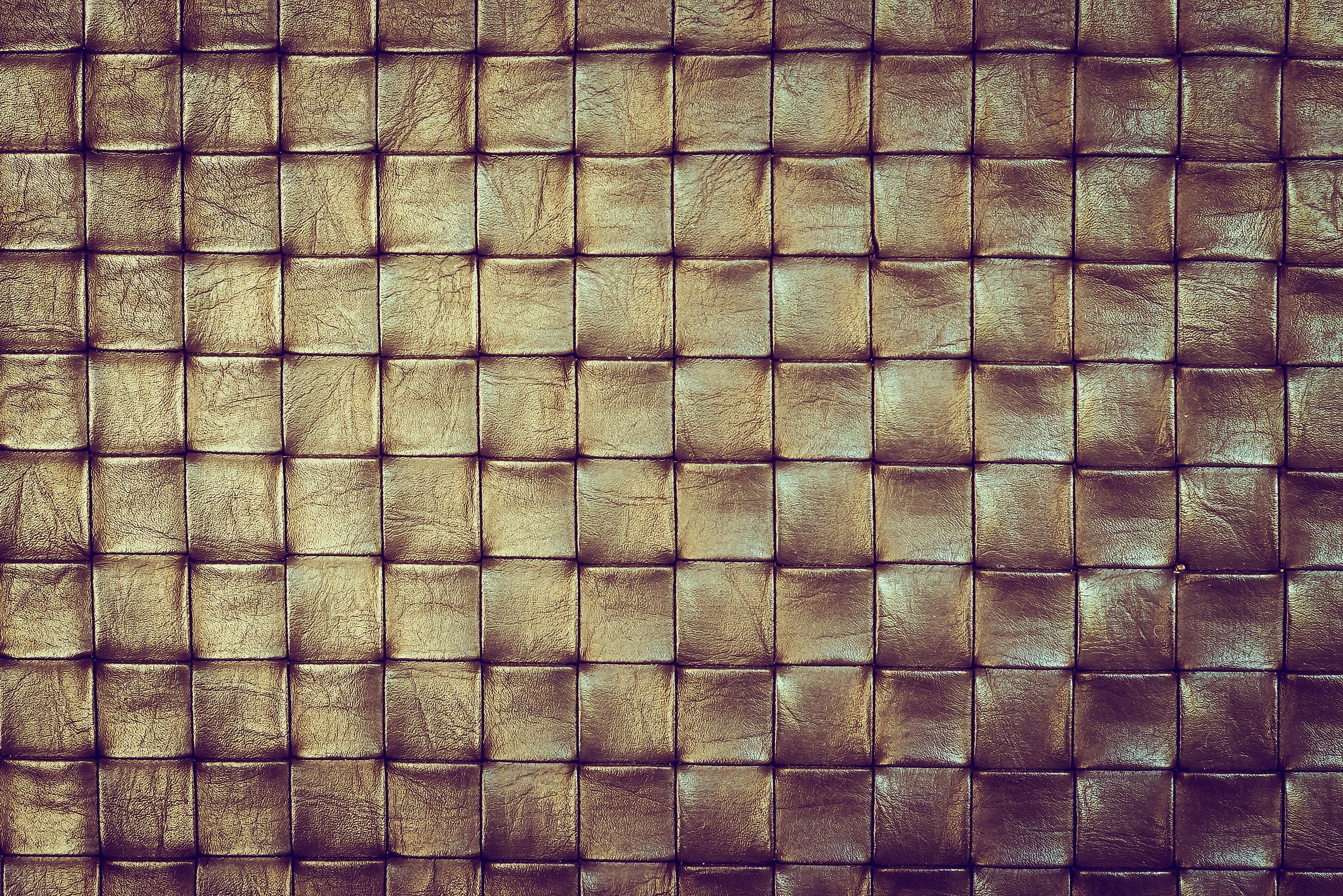 Woven leather texture with square pattern HD Wallpaper