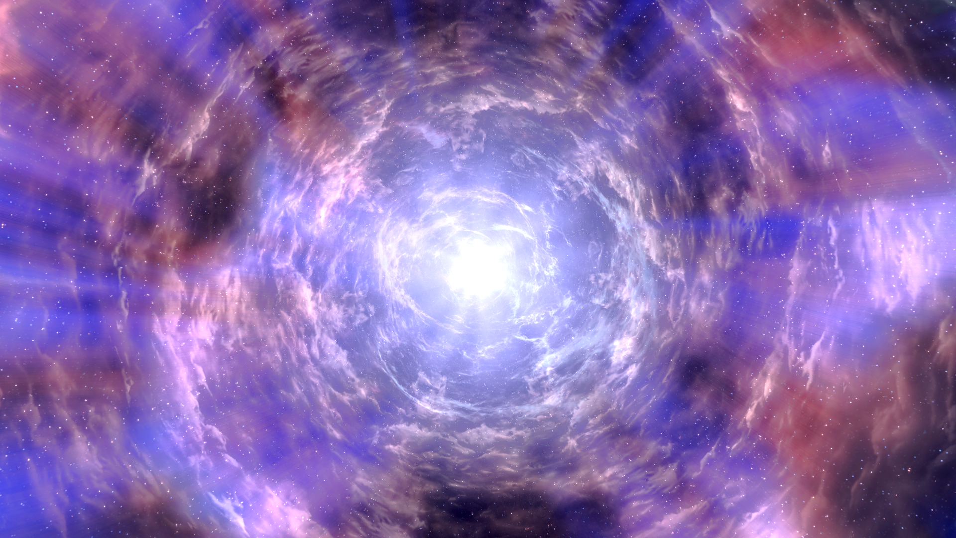 The Elder Scrolls V: Skyrim - Nebula Tunnel HD Wallpaper