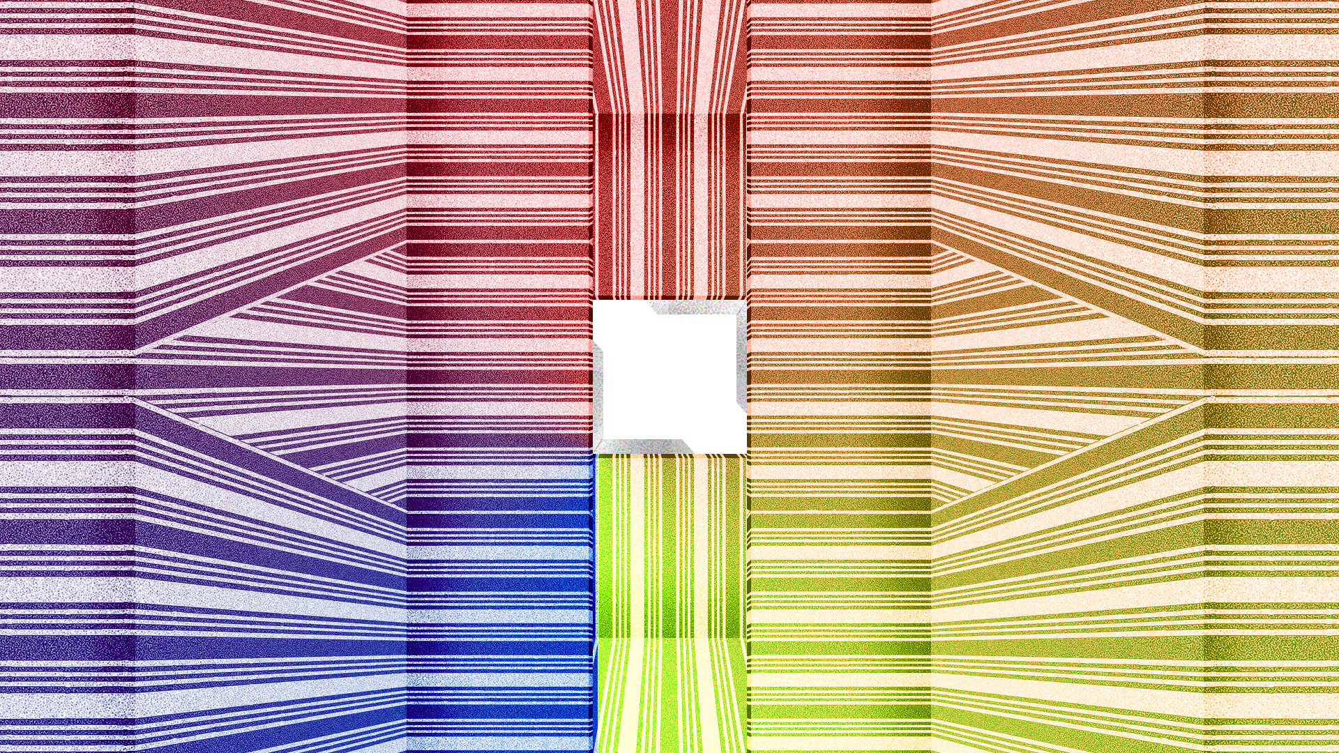 Abstract colorful lines forming a geometric structure HD Wallpaper