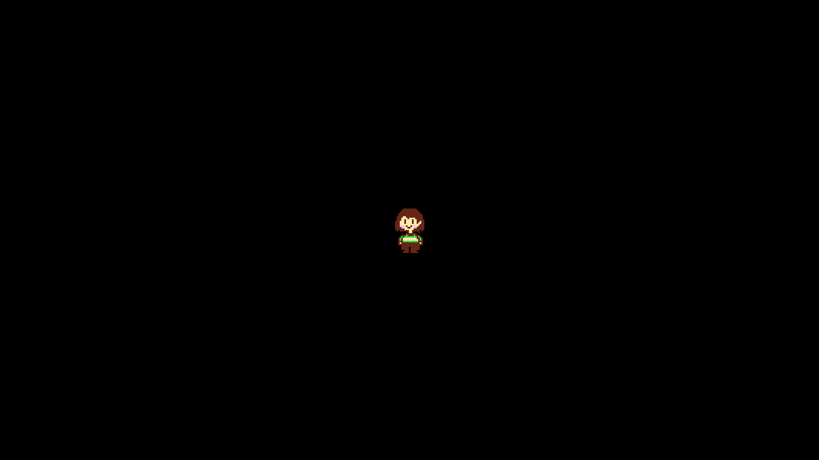 Chara from Undertale in black void HD Wallpaper