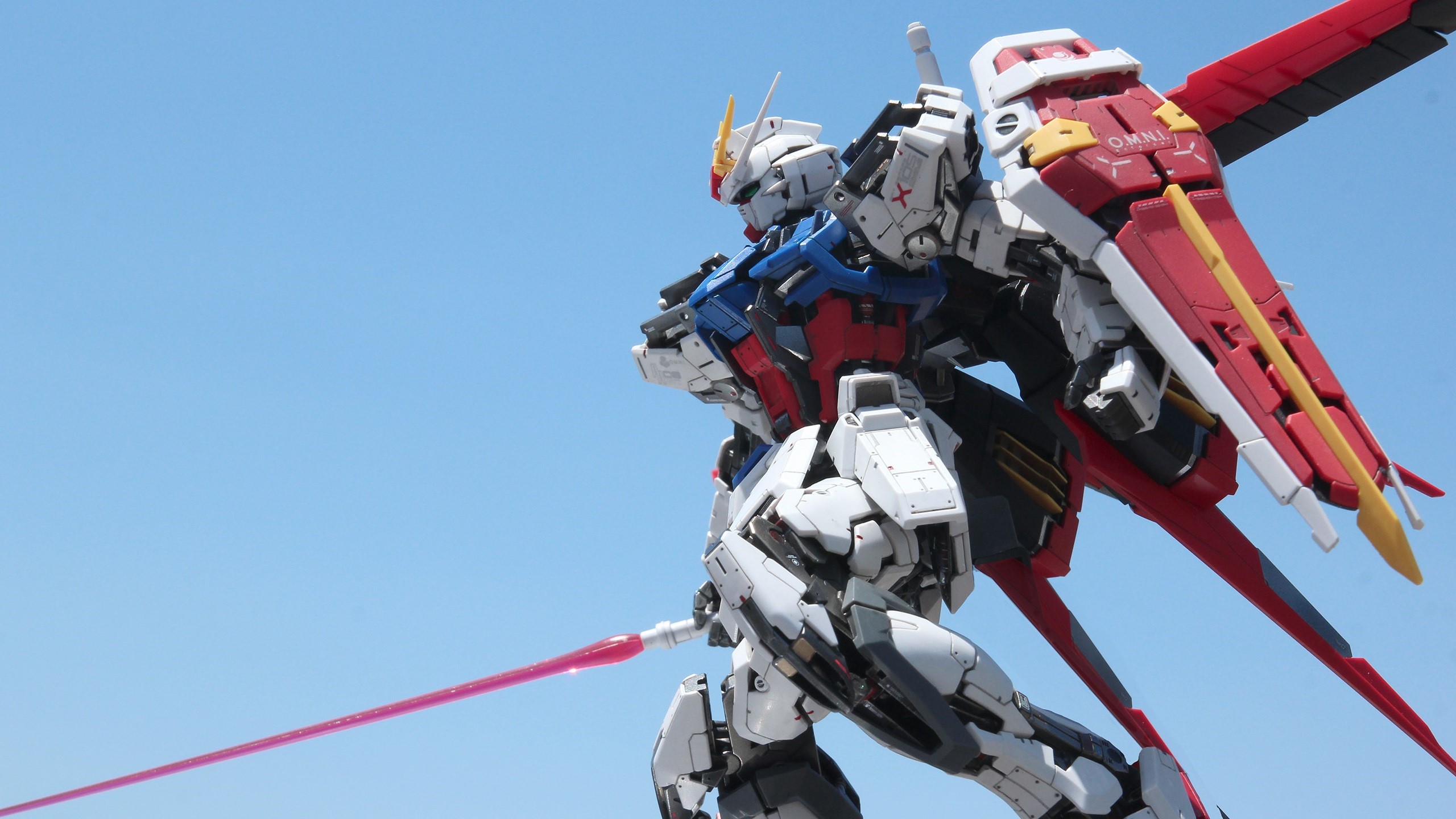 Gundam Aile Strike Master Grade with Beam Saber HD Wallpaper