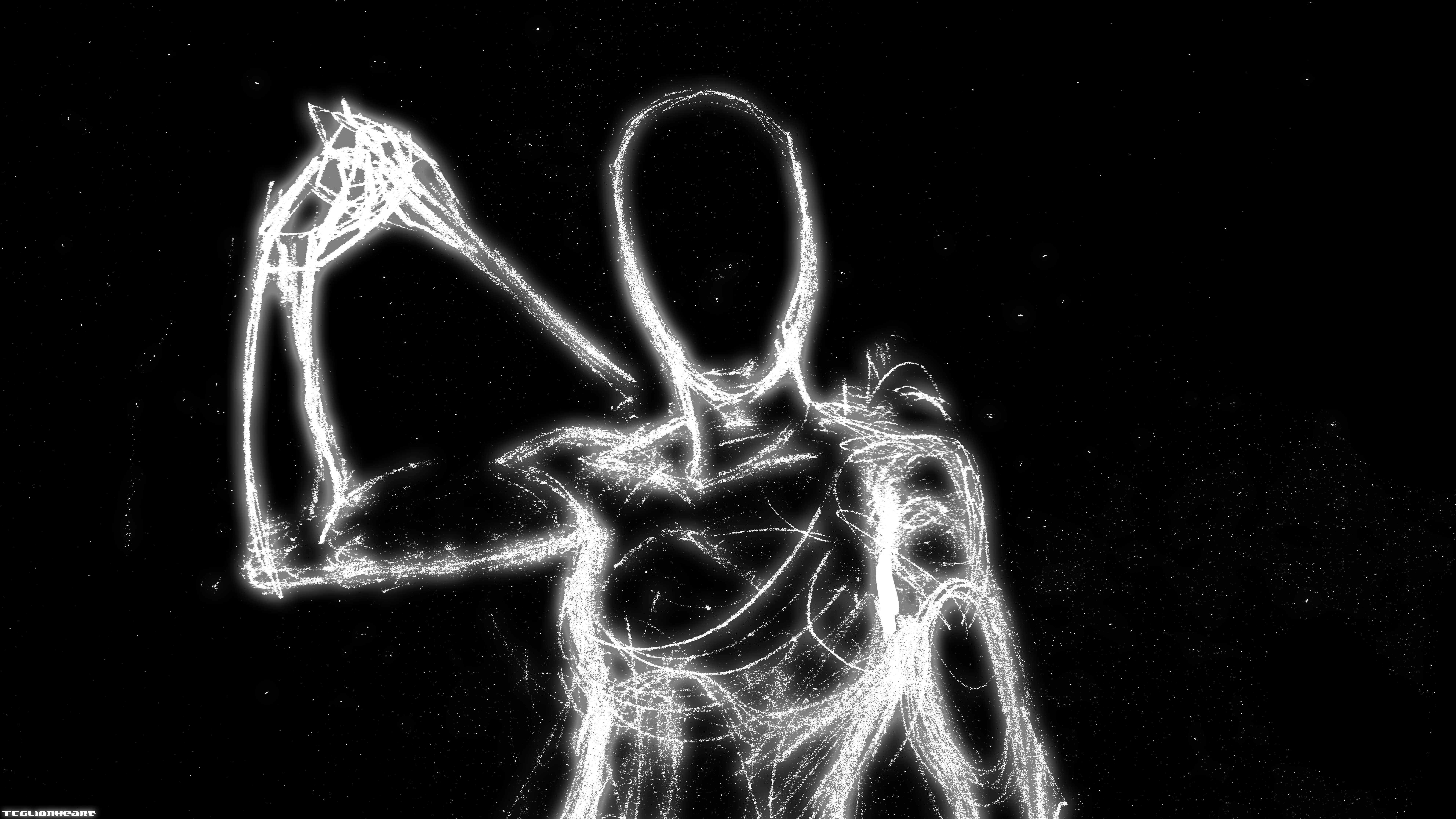 4K Archer with Stars HD Wallpaper