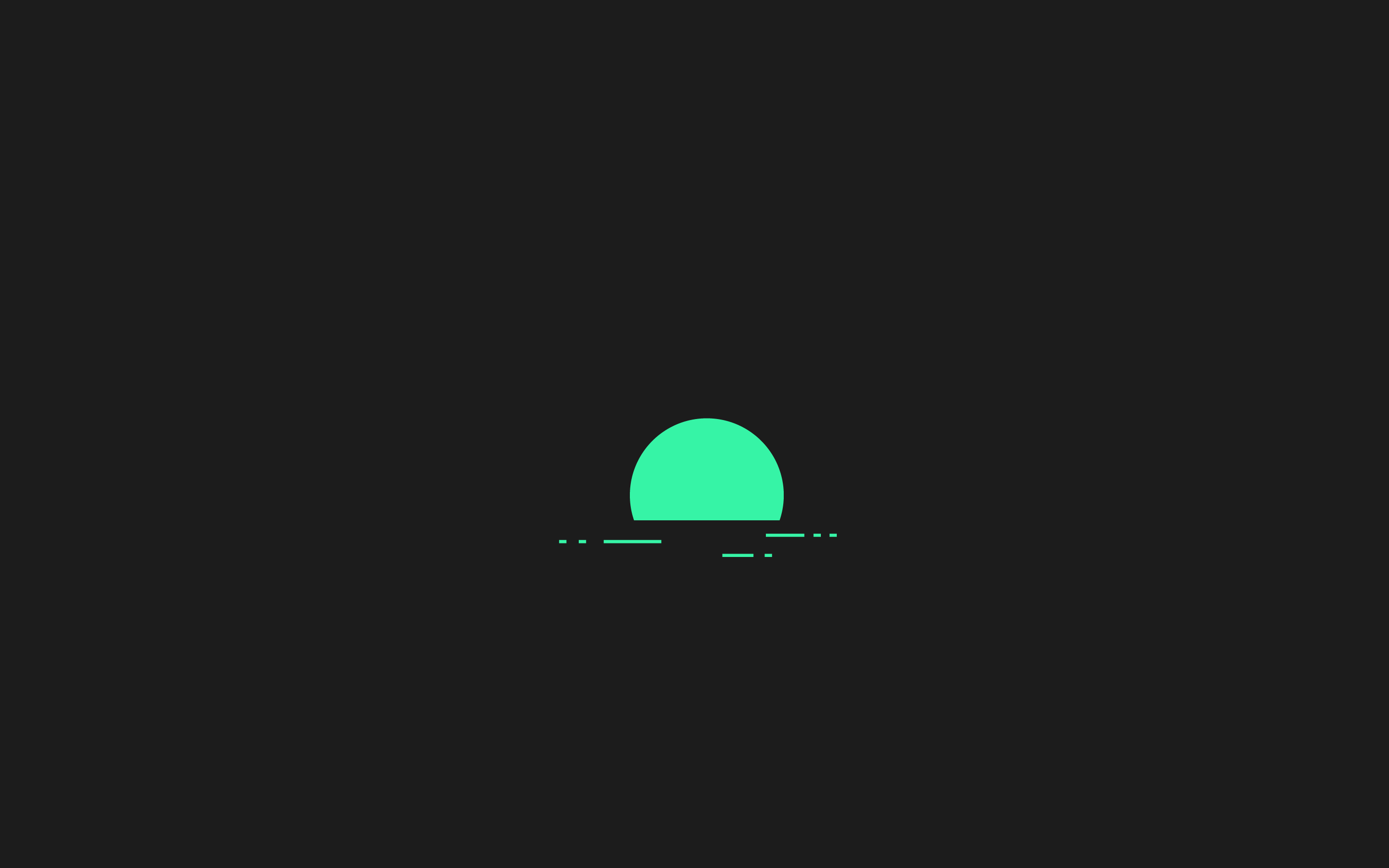 Minimalist sunset over water HD Wallpaper