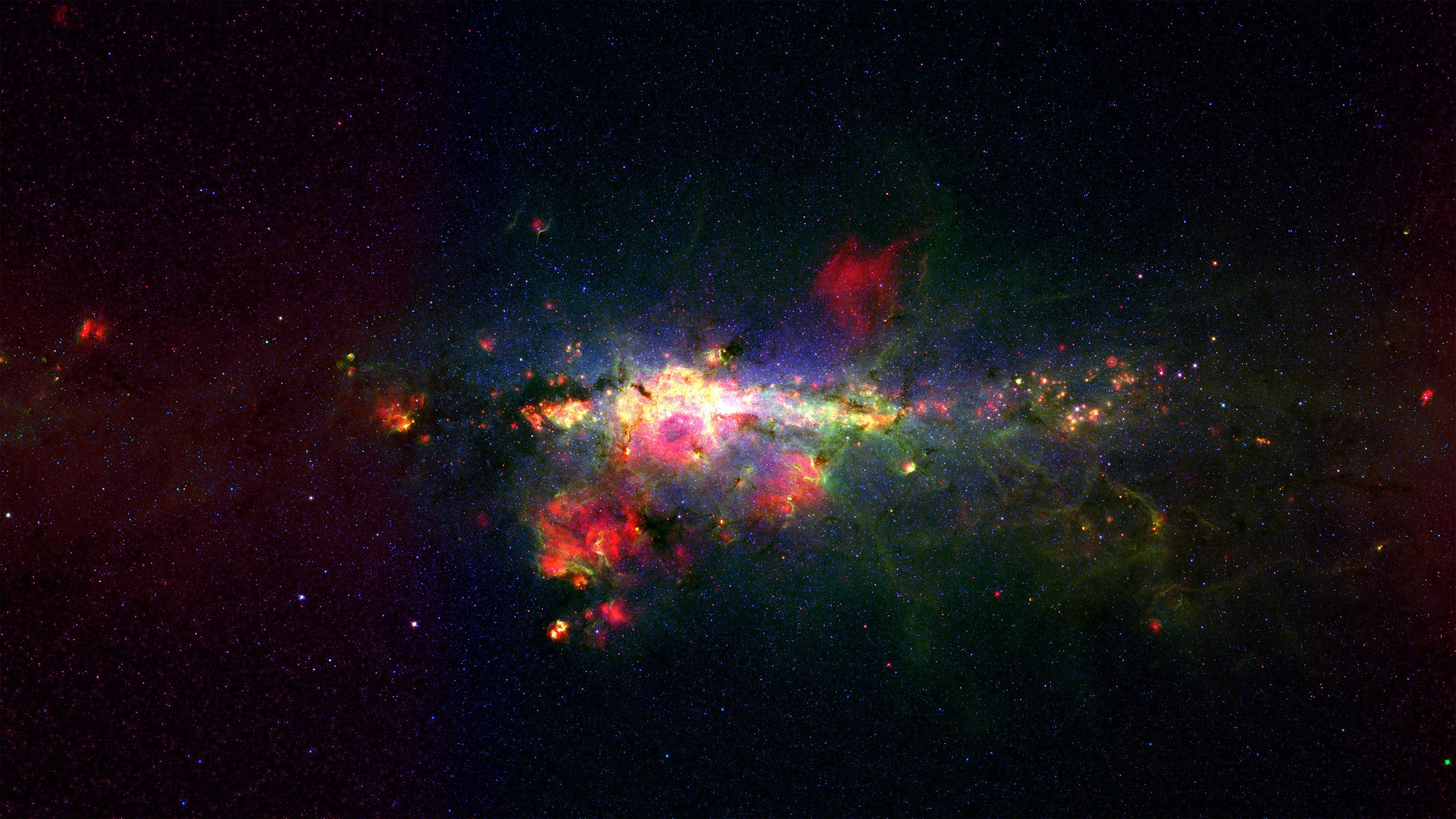 Colorful nebula and stars in deep space HD Wallpaper